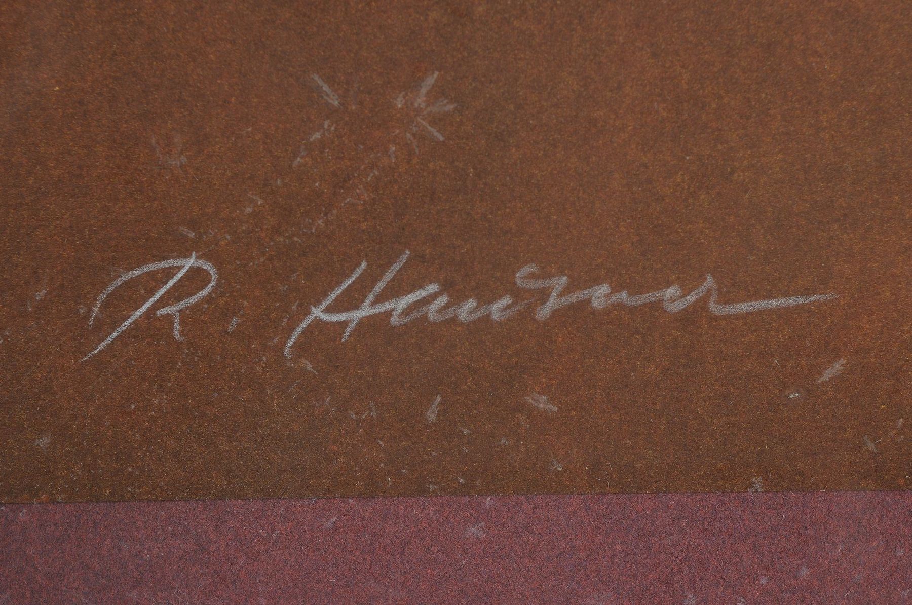 Detail c: Rudolf Hausner, drei Farblithographien: Adam aktiv, Eva kontemplativ, Adam konstruktiv, alle handsigniert und num. 175/3000, je ca. 40x50cm, u.Gl., R.