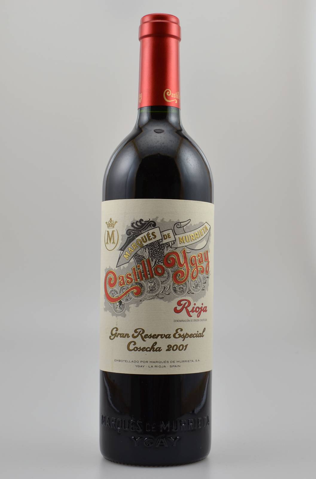 12 Flaschen 2001 Marques de Murrieta Castillo Ygay, Rioja, Gran Reserva Especial, je 75 cl, 14 % Vol., Füllstände: je into neck, hervorragend ...