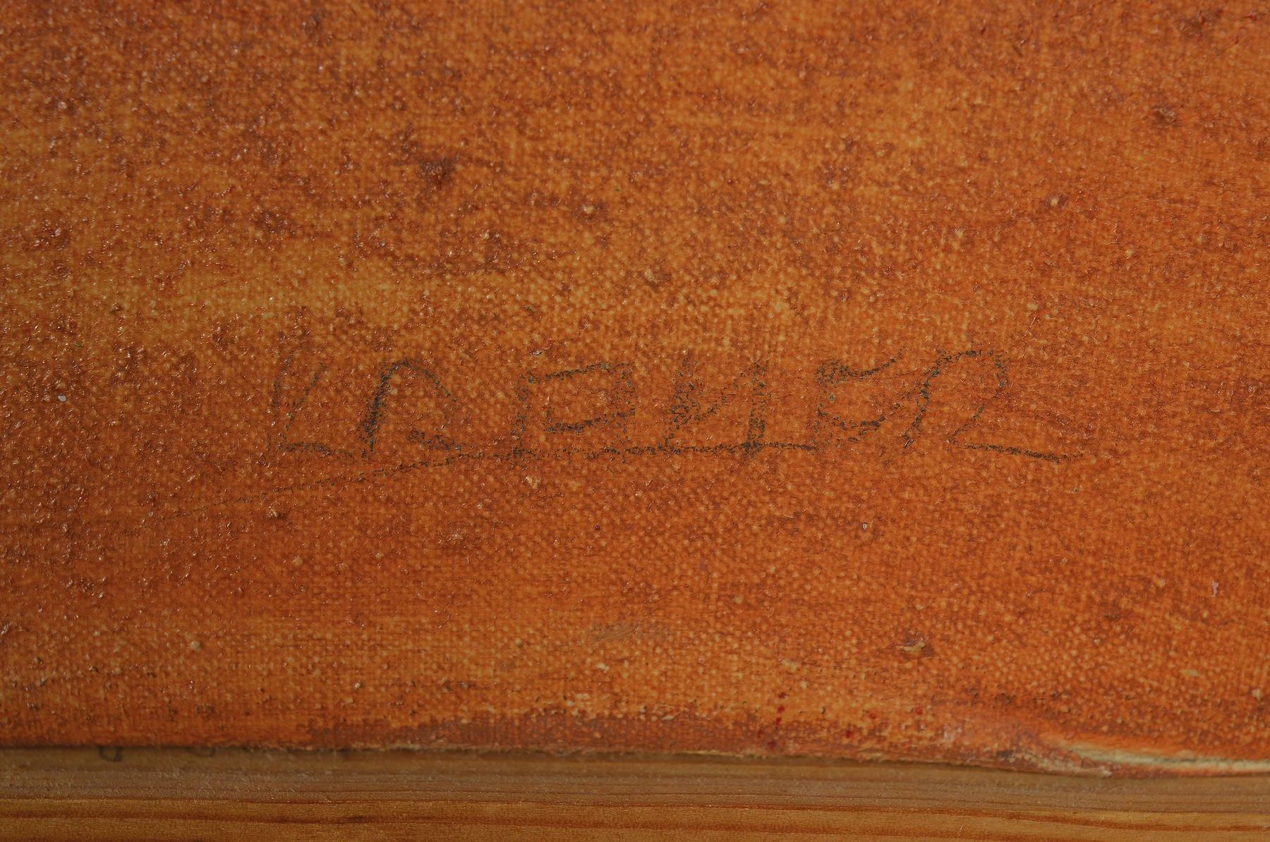 Detail a: Kramer, deutscher Künstler des 20. Jh., Abstrakte Komposition, Öl/Lwd, mittig unten signiert und datiert 65 ca. 100x80cm