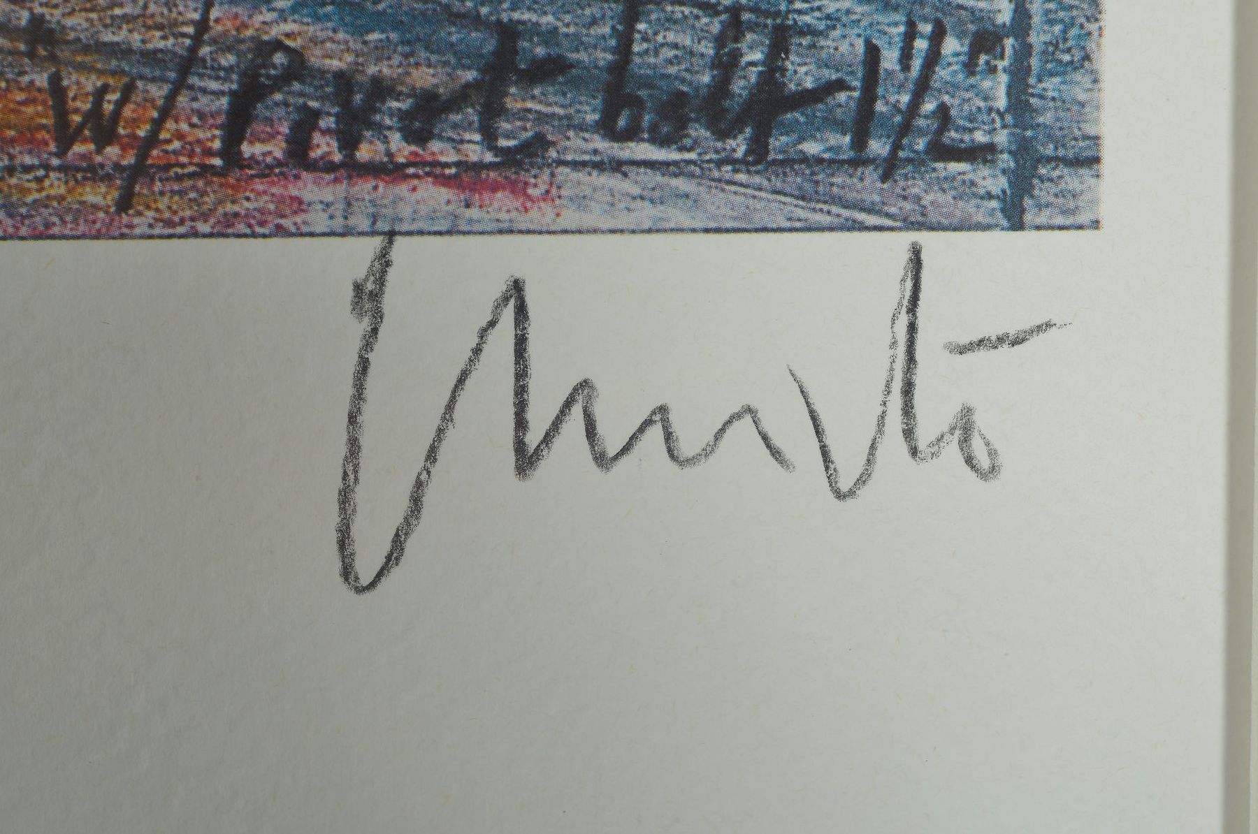 Detail a: Christo, geb. 1935, The Gates Central Park New York, Farboffset von 2004, handsigniert, ca. 80x64cm, Pp, u.Gl., R. 114x82cm, Auflage 1000 Stück