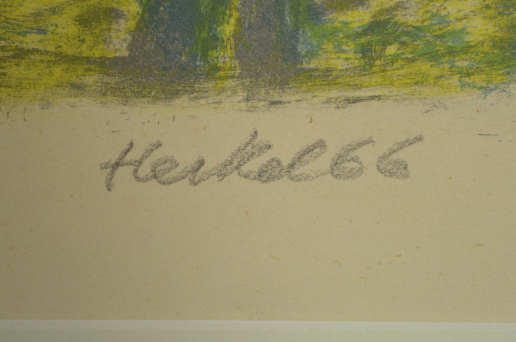 Detail a: Erich Heckel, 1883 Döbeln - 1970 Radolfzell, Segelschiff, Lithographie, Auflage 9/75, gedruckt von und für E. Mathieu Zürich, handsigniert und ...