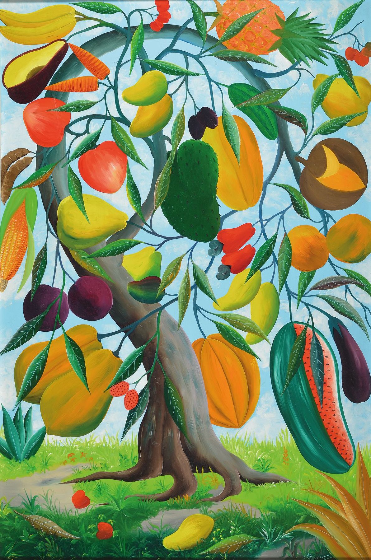 Fernand Pierre, 1919 Port au Prince- 2002, Haitianischer Künstler der ersten Generation, der schon ab 1947 mit dem Centre d`Art zusammenwirkte, war ...