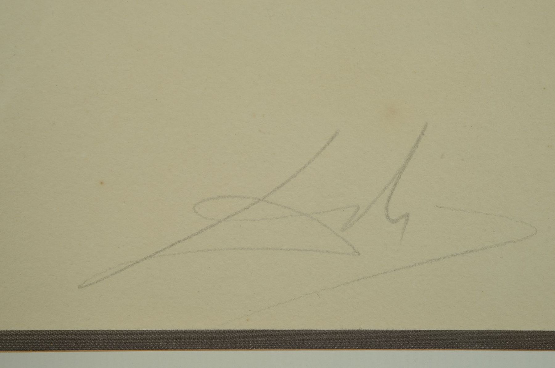 Detail a: Salvador Dali, 1904-1989, Mission Dolores, Radierung aus der Folge: San Francisco, handsigniert, bez.: E.A., Plattengröße ca. 52x36.5cm, PP, u.Gl., ...