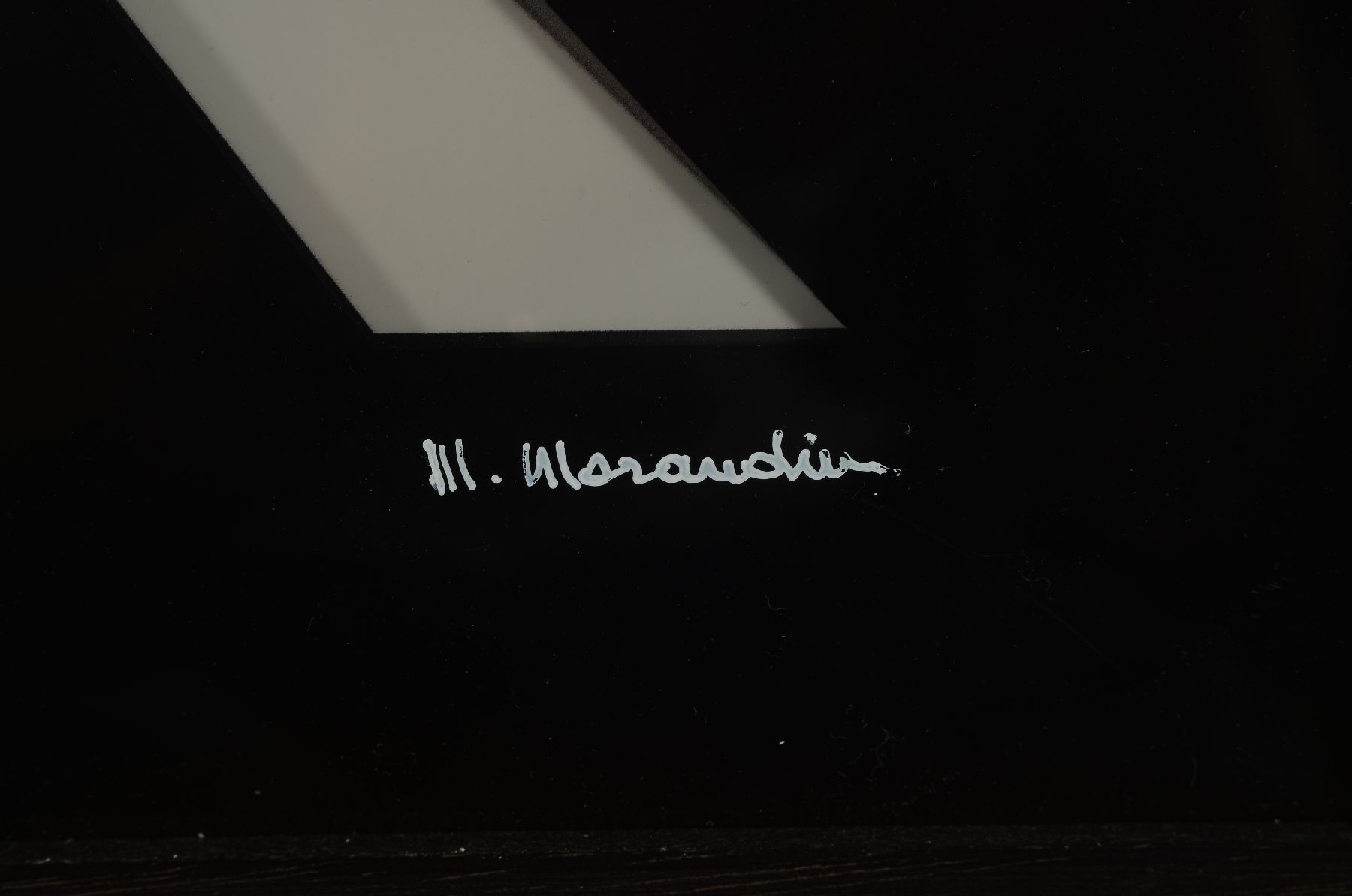 Detail b: Marcello Morandini, geb. 1940 Mantua, abstrakte 3-D Komposition, handsigniert, num. 2/25, von 2017, zwischen zwei geschichteten Plexiglasplatten ...