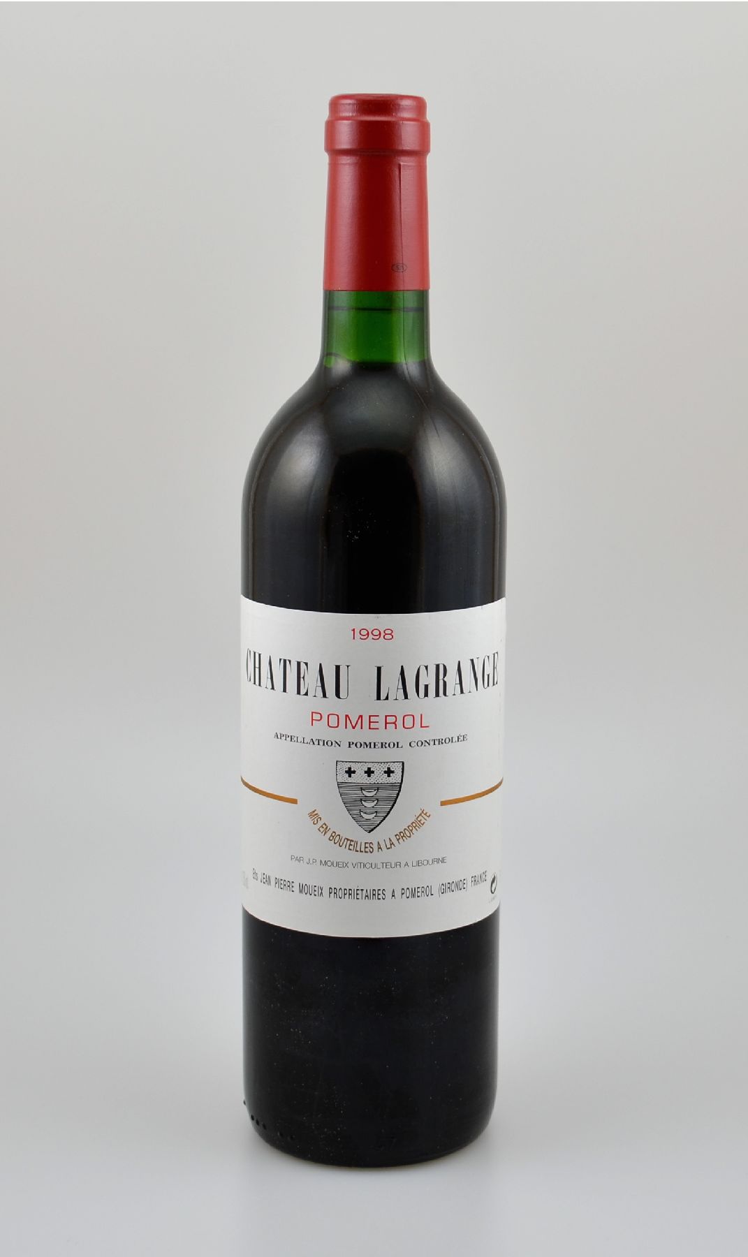 9 Flaschen 1998 Chateau Lagrange, Pomerol, je ca. 75 cl, 13 % Vol., Füllstände: into neck, 1 Flasche top shoulder, sehr gute Erhaltungszustände, ...