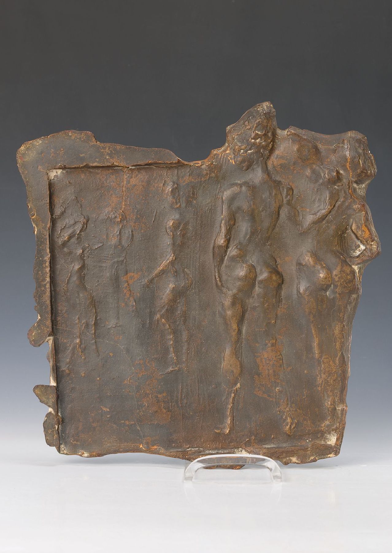 Hans Schröder 1930-2010, Saarbrücker Künstler, Bildhauer und Maler, beliebte Ausdrucksformen waren, Reliefs, Plastiken und Zeichnungen, hier: ...
