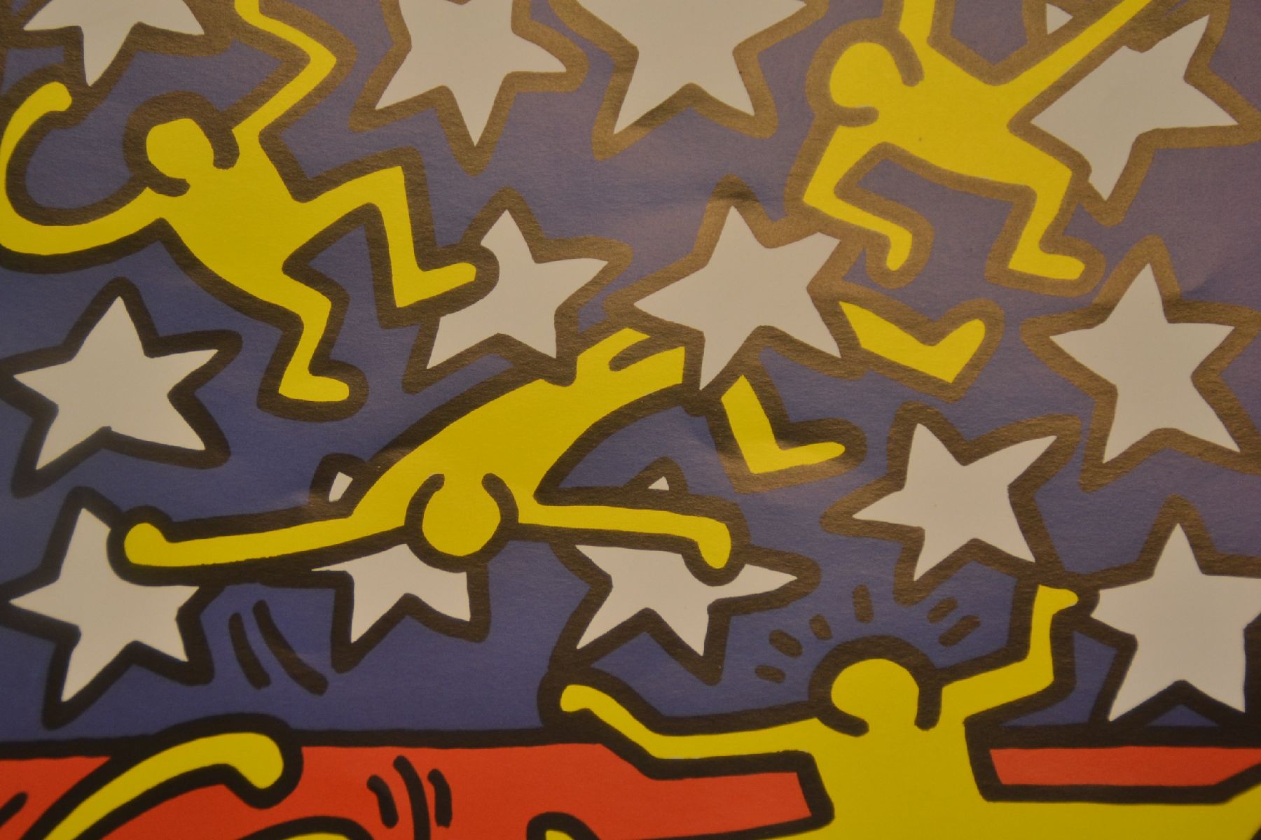 Detail c: Keith Haring, 1958-1990 New York, American Music Festival-New York City Ballet 1988, Farboffset, seitlich rechts handsign. und dat. 88, ca. 30x43cm