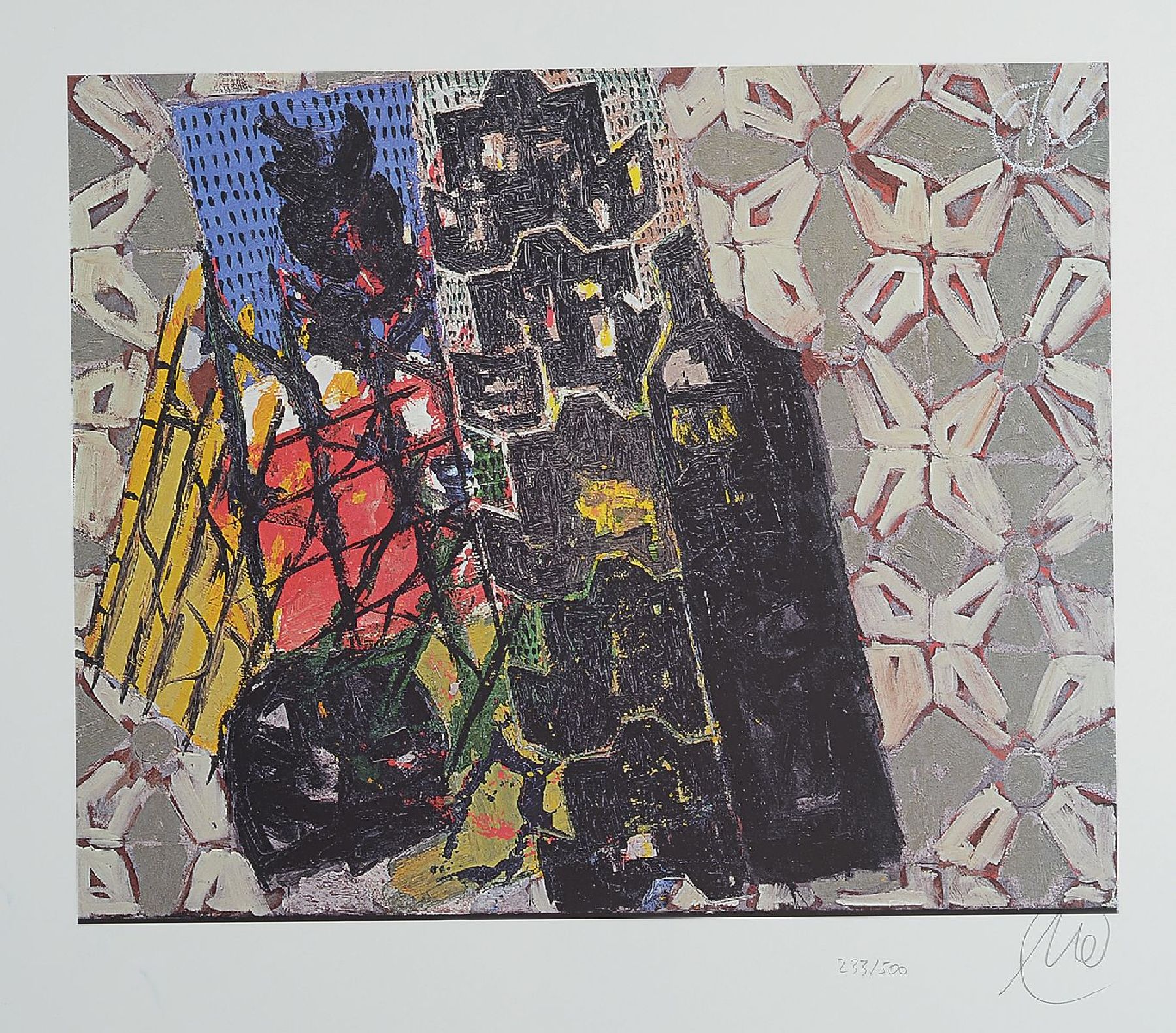 Markus Lüpertz, geb. 1941, Farboffset, handsigniert und num. 233/500, ca. 30x37cm