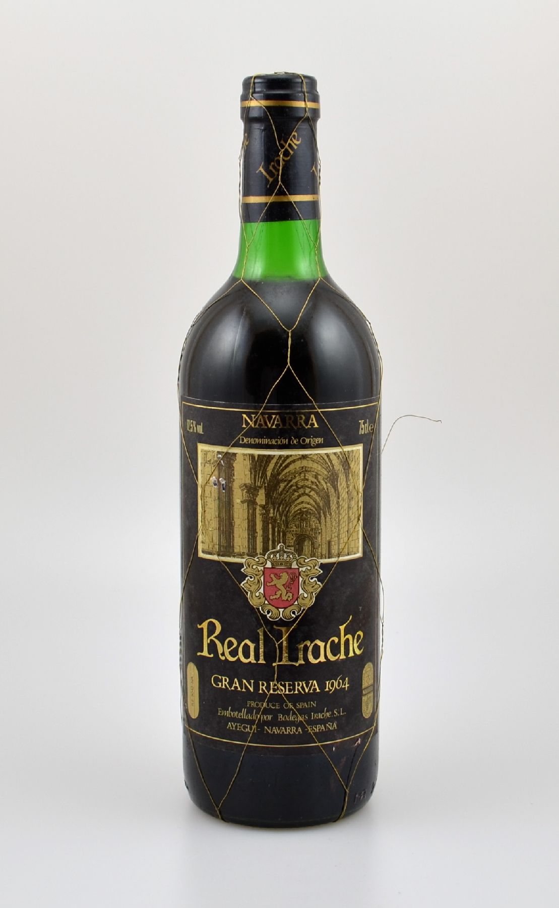 1 Flasche 1964 Real Irache Gran Reserva, Bodegas Irache, Navarre, ca. 75 cl, 12,5 % Vol , Füllstand: ca. top shoulder, unverkostet