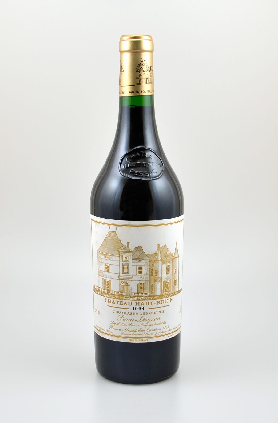 1 Flasche 1994 Chateau Haut Brion, Pessac-Leognan, Premier Grand Cru Classe, ca. 75 cl, 12,5 % Vol., Abstand zwischen Kapsel und Wein: ca. 1 cm, ...