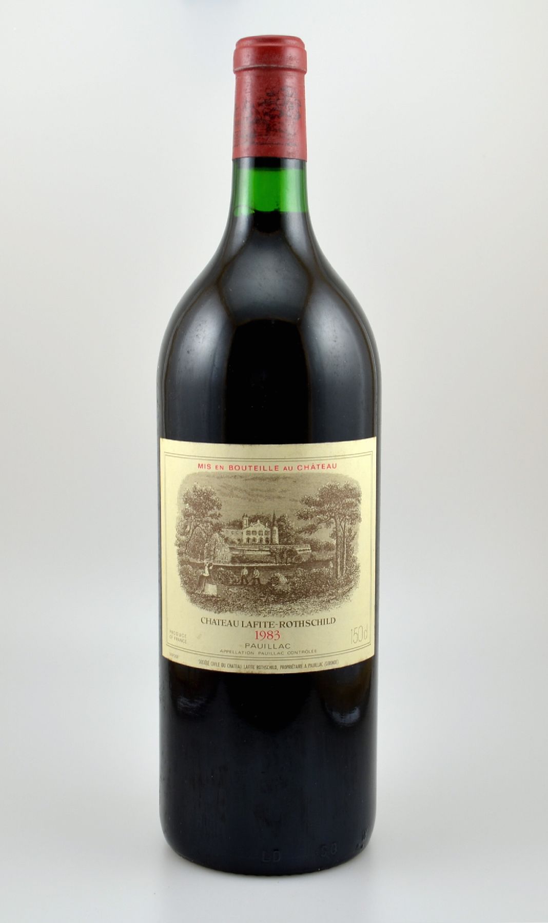 1 Magnumflasche 1983 Chateau Lafite Rothschild, Pauillac, Premier Grand Cru Classe, ca. 150 cl, Füllstand: into neck, guter Erhaltungszustand, ...