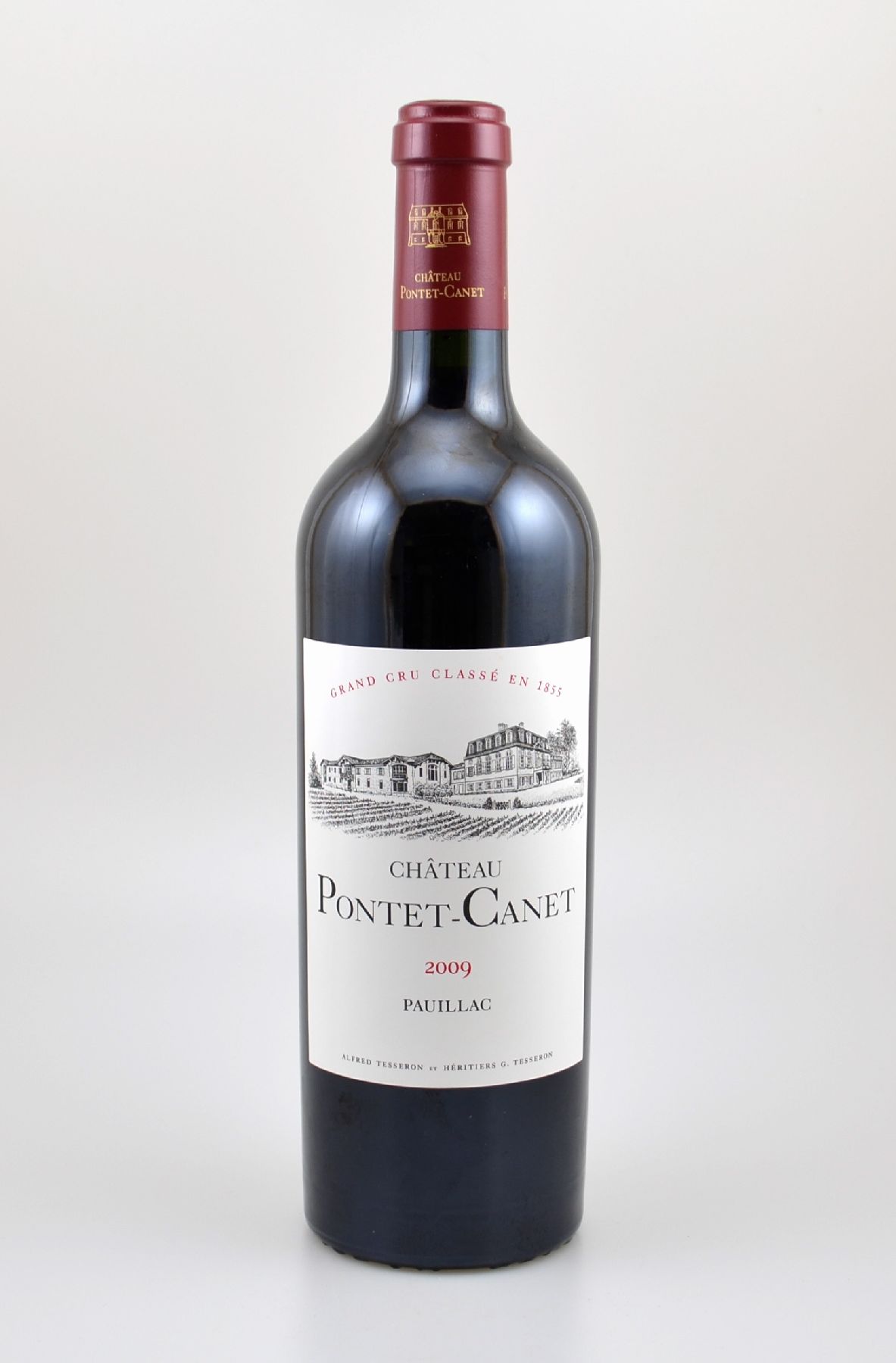6 Flaschen 2009 Chateau Pontet-Canet, Pauillac, Grand Cru Classe, je 75 cl, 14 % Vol., hervorragende Erhaltungszustände, unverkostet, im orig. ...