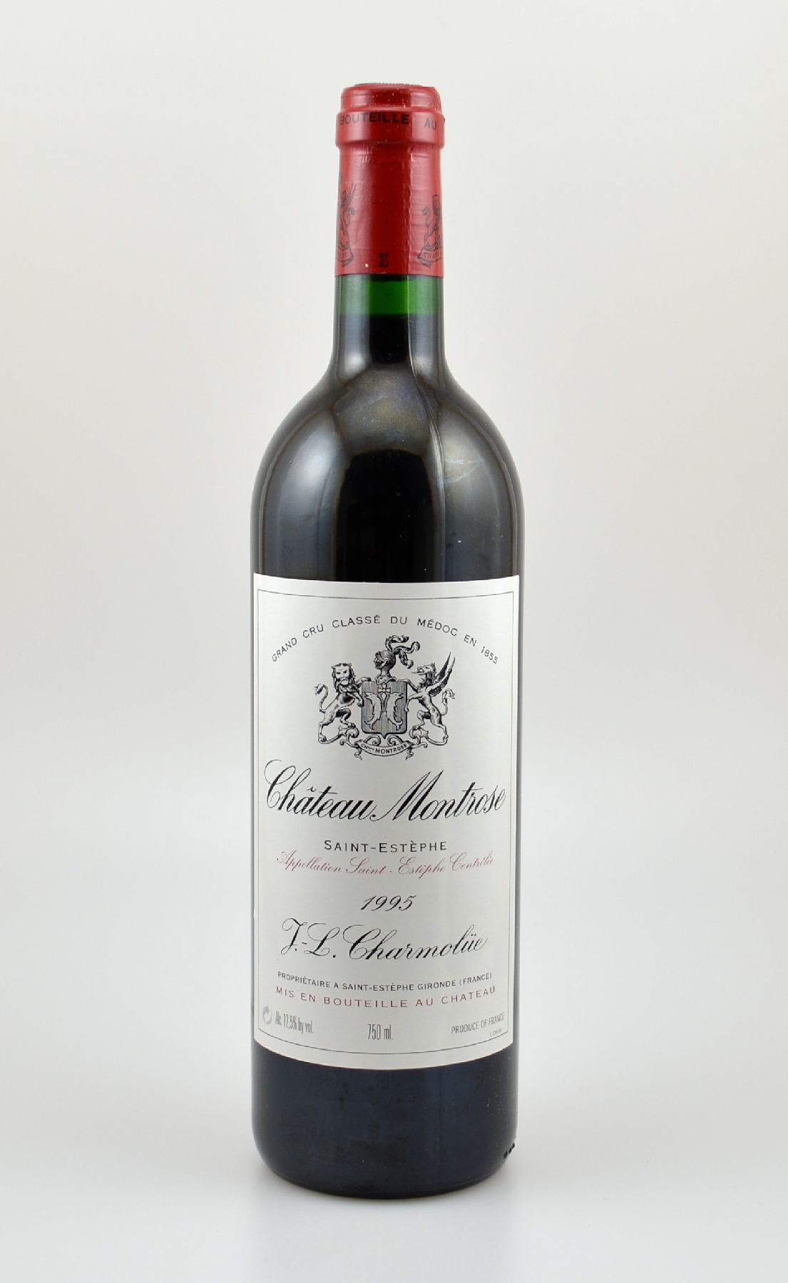 12 Flaschen 1995 Chateau Montrose, Saint-Estephe, je 75 cl, 12,5 % Vol., Füllstände: je into neck, hervorragende Erhaltungszustände, unverkostet, ...