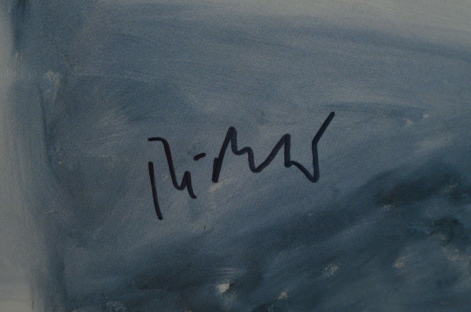 Detail b: Gerhard Richter, geb. 1932, Olympia, Sammlung Böckmann Berlin, Foto Joachim Fliegner, Neues Museum Weserburg Bremen, handsigniert, 83.5 x 59 cm, ...