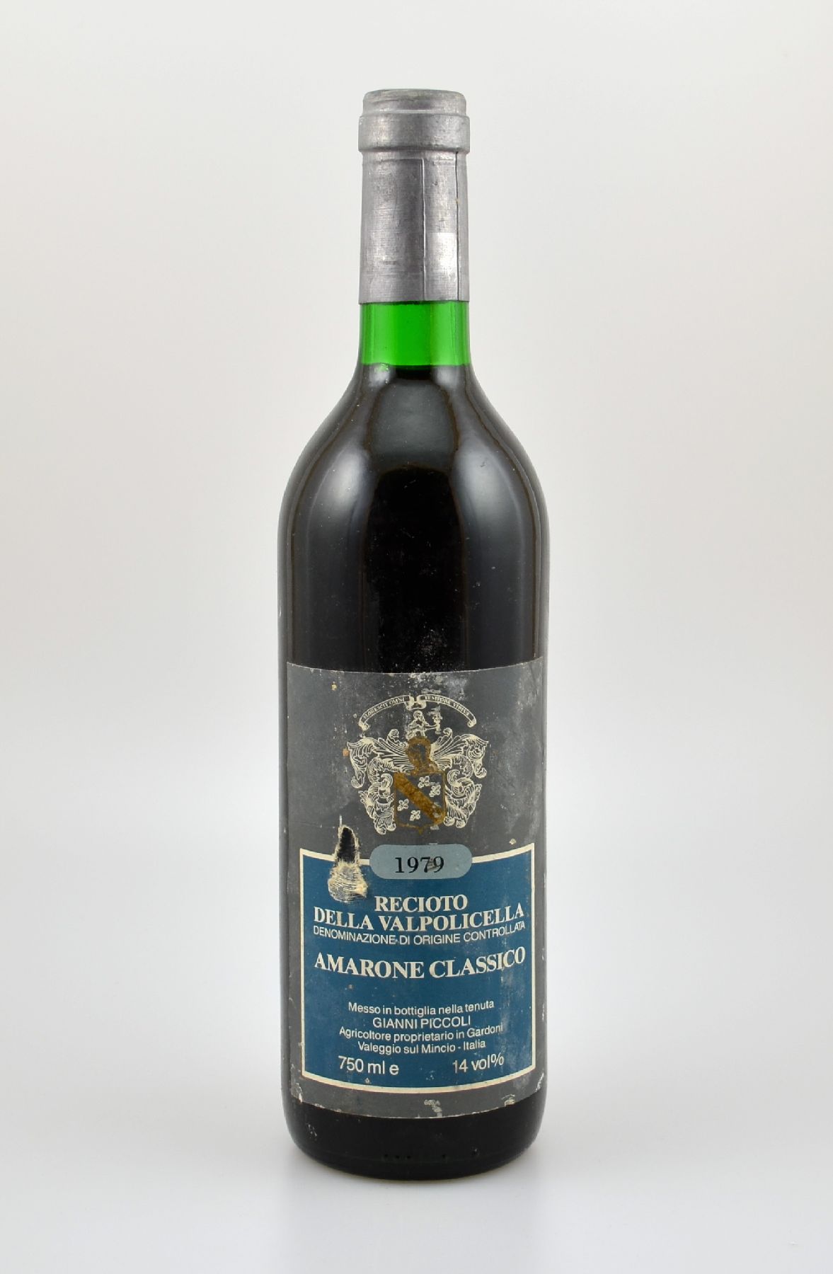 1 Flasche 1979 Recioto Amarone Classico Della Valpolicella, ca. 75 cl, 14 % Vol., Füllstand: ca. into neck, Etikett l. besch., unverkostet