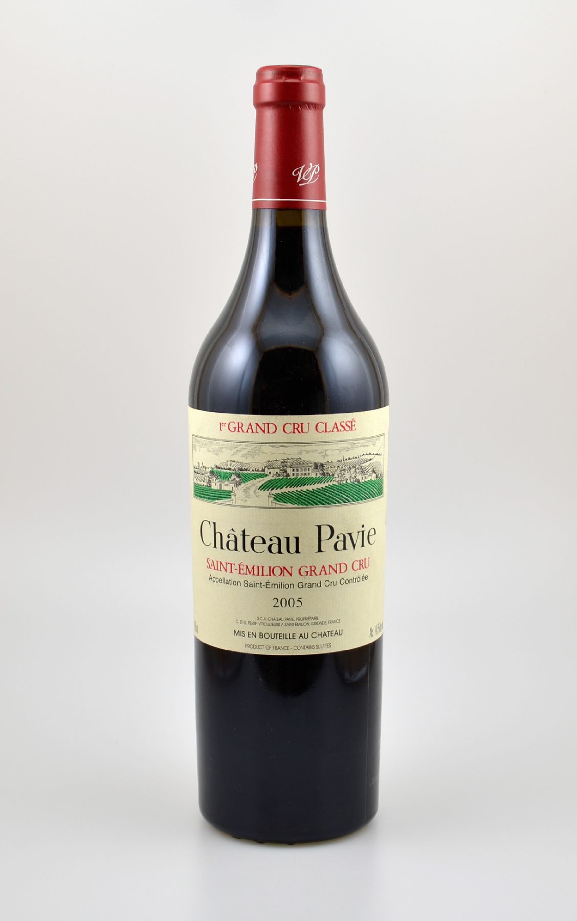 12 Flaschen 2005 Chateau Pavie, Saint-Emilion Grand Cru, 1er Grand Cru Classe, je ca. 75 cl, 14,5 % Vol., Füllstände: je into neck, hervorragende ...