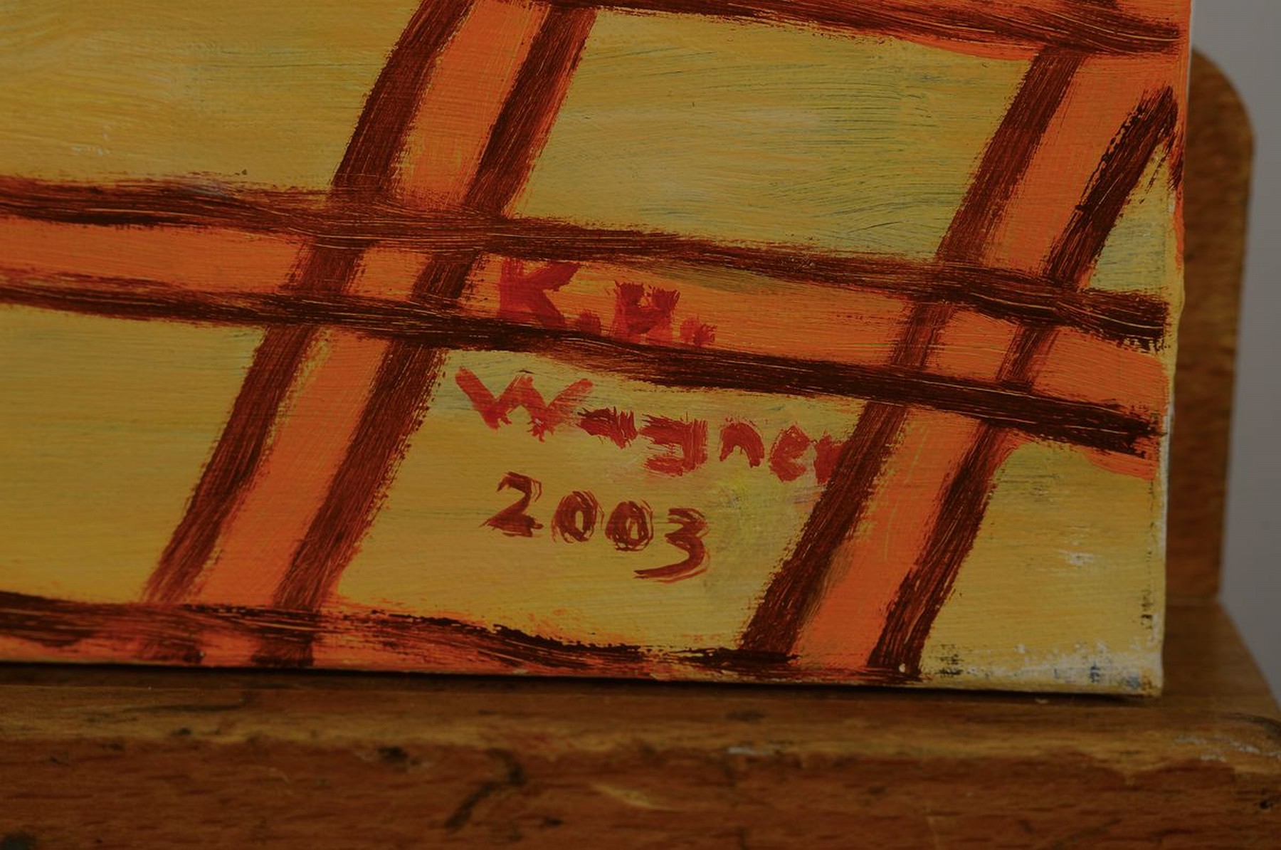 Detail l: W. Kerling, Blumenstillleben, Öl/Lwd, sign., ca. 60x50 cm