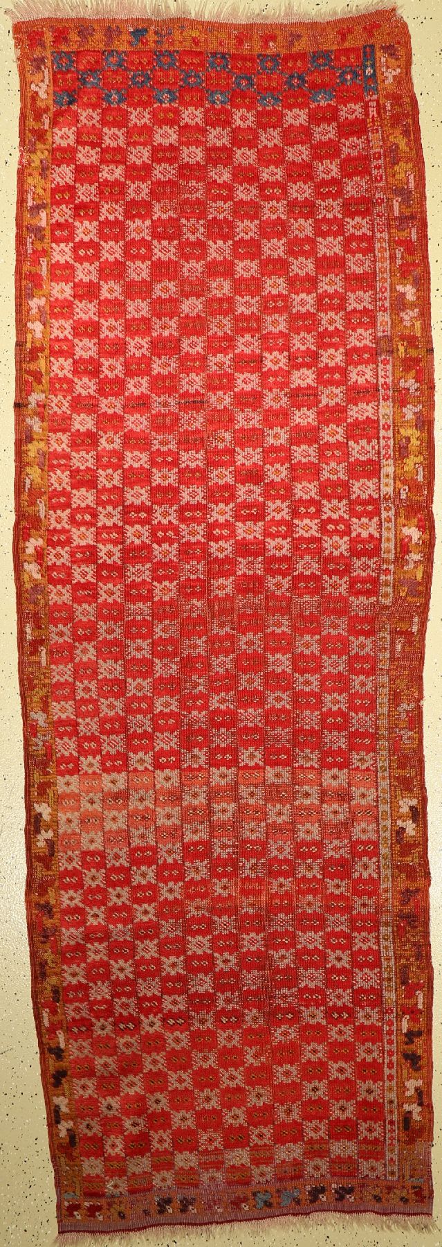 Cal antik, Türkei, um 1920, Wolle auf Wolle, ca. 288 x 96 cm, seltenes Muster, EHZ: 4