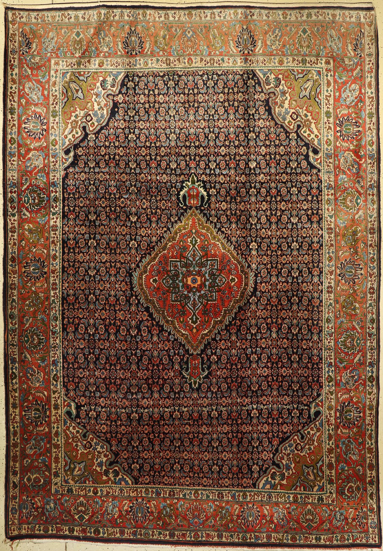Bidjar alt, Persien, ca. 60 Jahre, Wolle auf Baumwolle, ca. 323 x 225 cm, EHZ: 2-3
