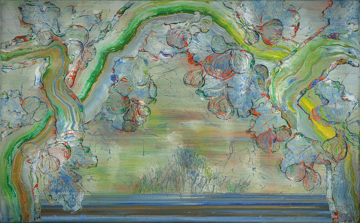 Dietmar Brixy, geb. 1961 Mannheim, Studium an der Akademie Karlsruhe, lebt und arbeitet im Alten Pumpwerk Mannheim-Neckarau, hier: Feigentor, ...