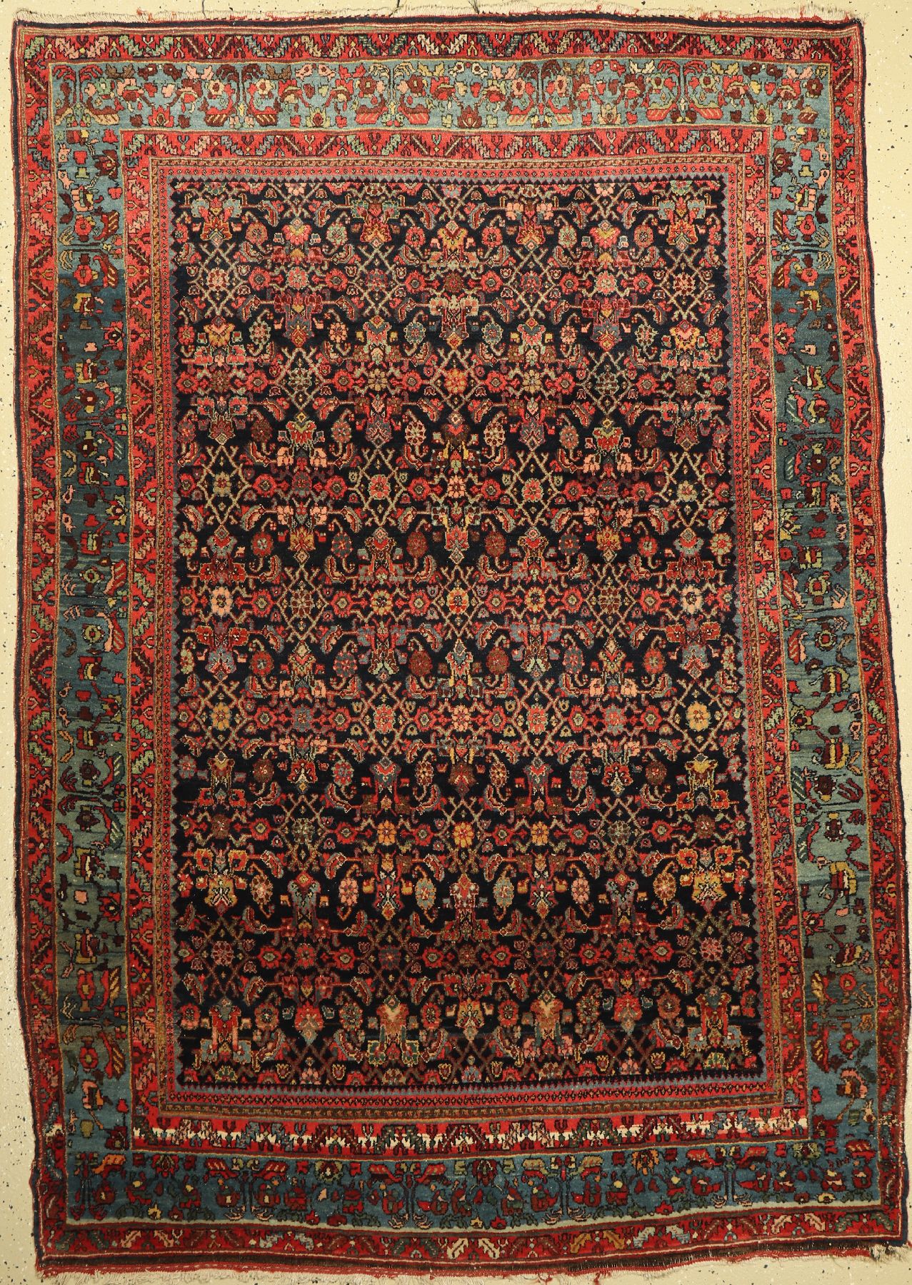Bidjar alt, Persien, um 1930, Wolle auf Baumwolle, ca. 213 x 151 cm, EHZ: 2-3