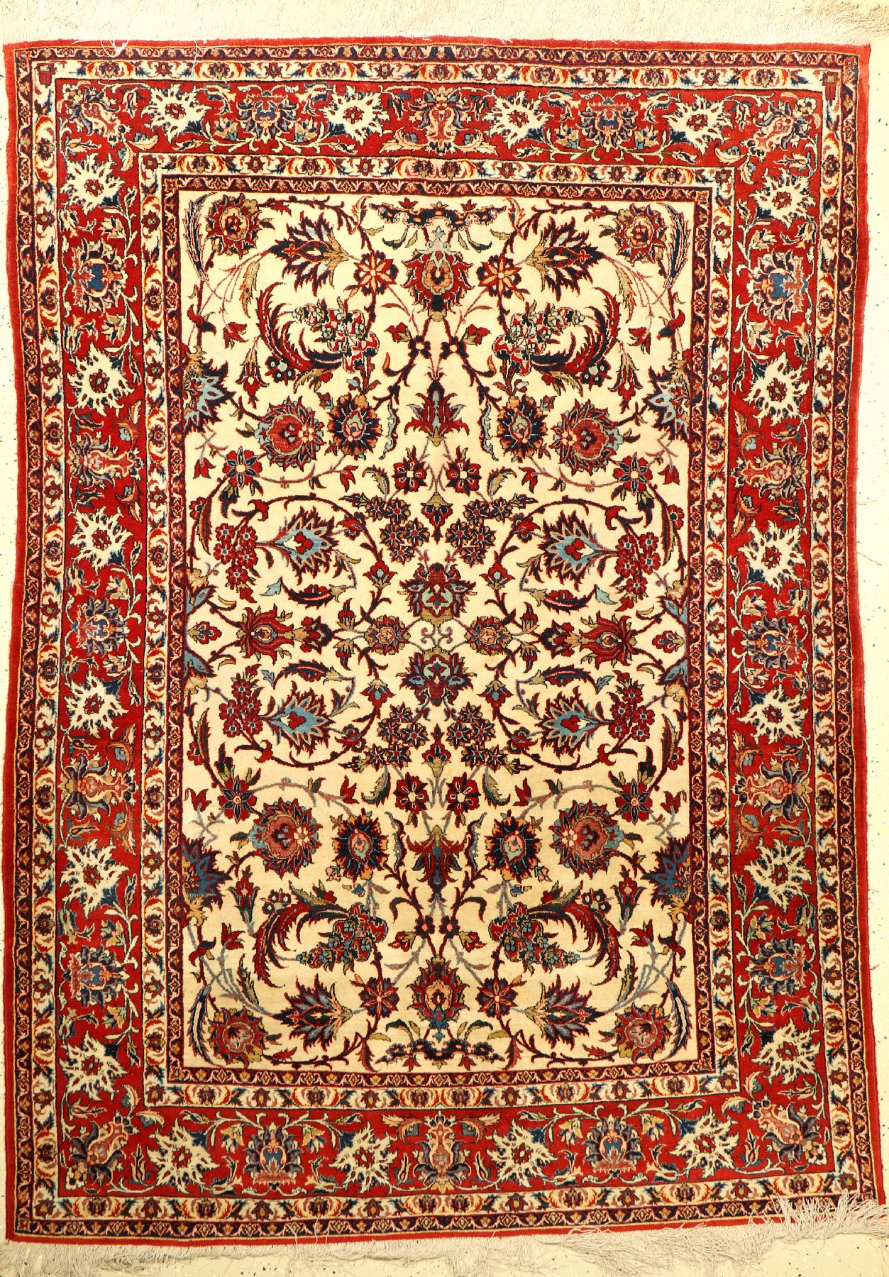 Nadjafabad alt, Persien, ca. 60 Jahre, Wolle auf Baumwolle, ca. 213 x 152 cm, EHZ: 2-3