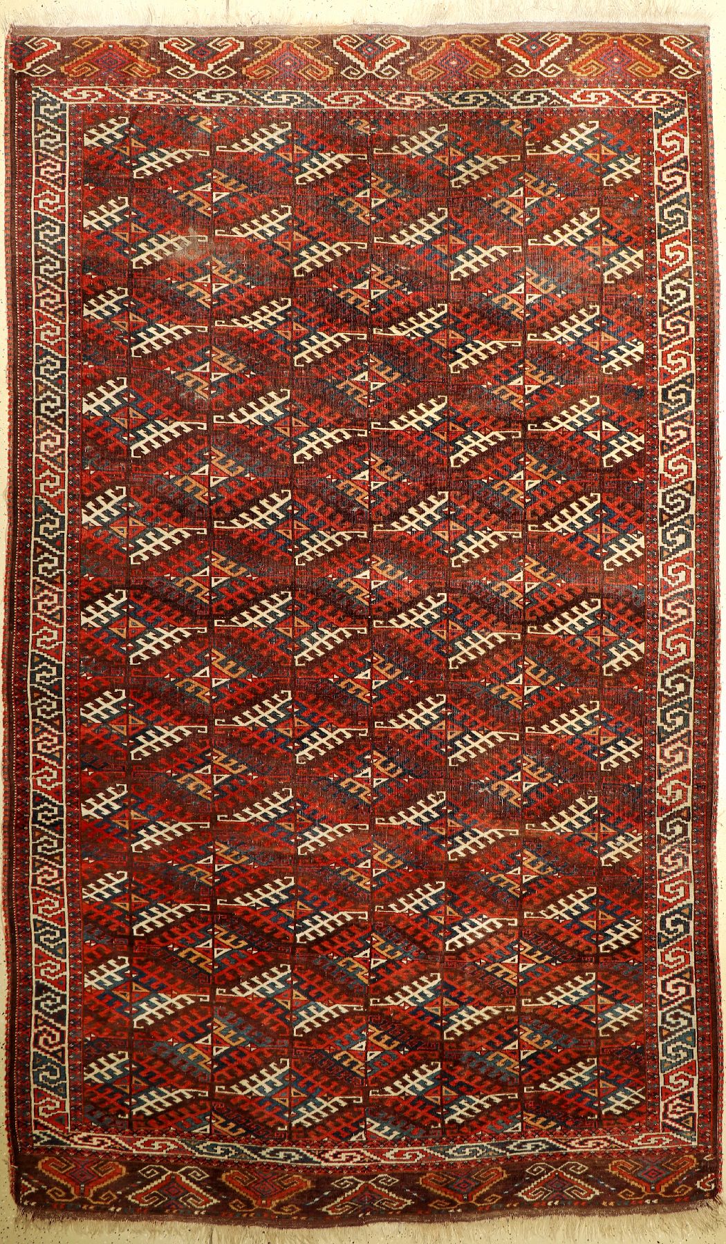 Yomut "Hauptteppich" antik, Turkmenistan, um 1890, Wolle auf Wolle, ca. 333 x 200 cm, EHZ: 4
