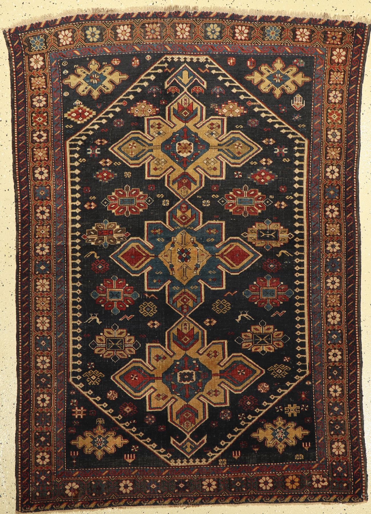Schirwan alt, Kaukasus, um 1910, Wolle auf Wolle, ca. 170 x 120 cm, EHZ: 4