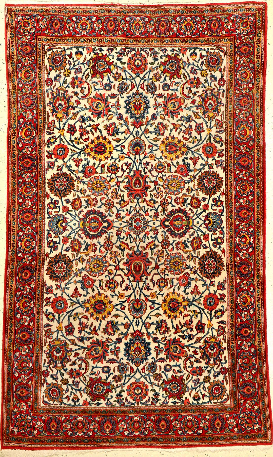 Keschan alt, Persien, ca. 50 Jahre, Wolle auf Baumwolle, ca. 225 x 137 cm, EHZ: 3