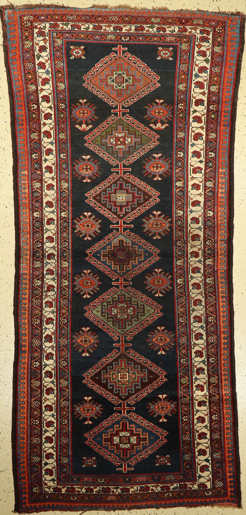 Veramin "Galerie" alt, Persien, um 1920, Wolle auf Wolle, ca. 241 x 115 cm, EHZ: 4