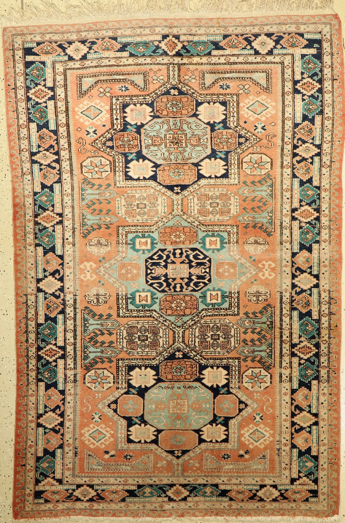 Azerbajan, Persien, ca. 50 Jahre, Wolle aufBaumwolle, ca. 210 x 139 cm, EHZ: 2