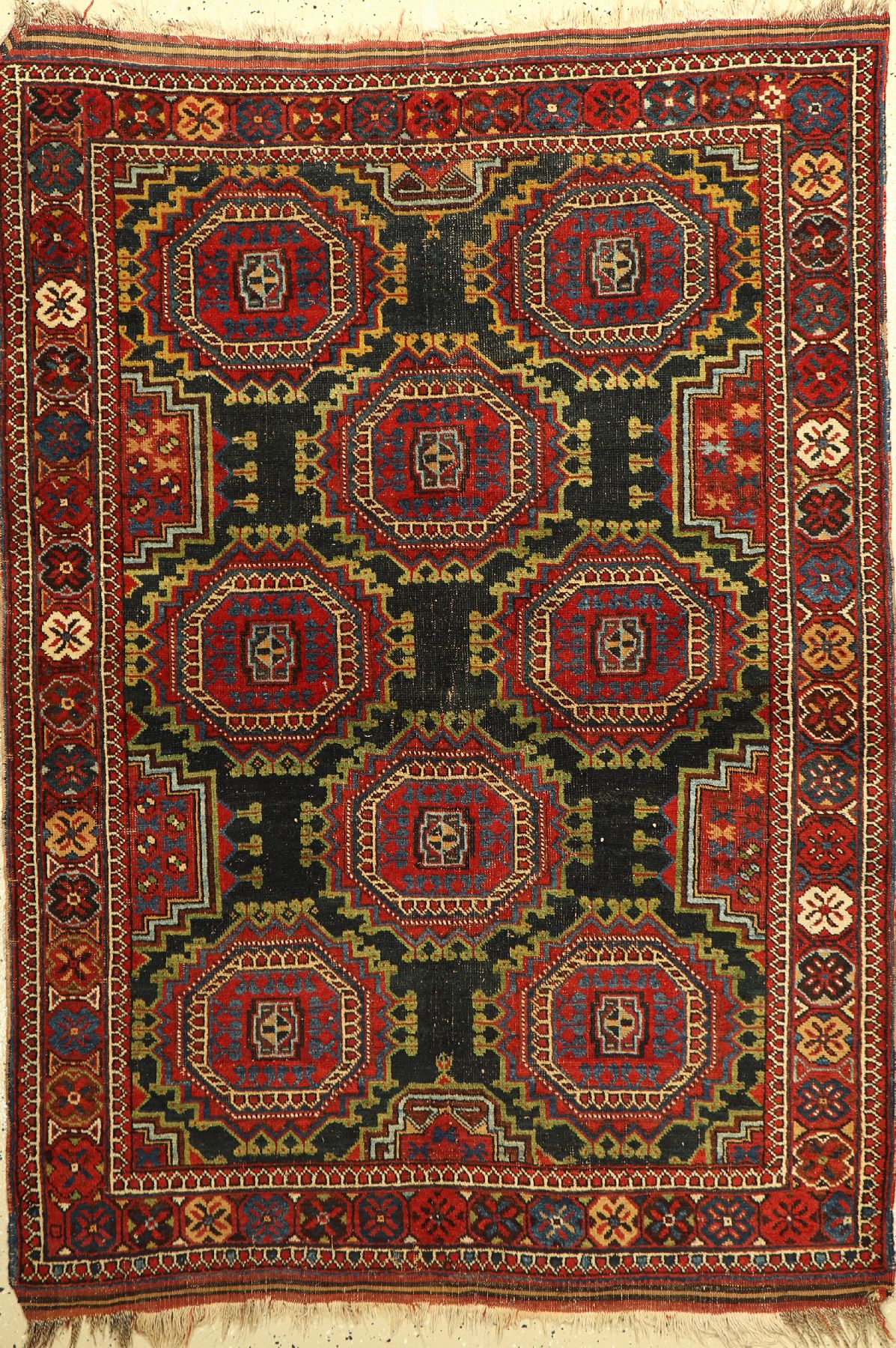 Afshar alt (Salor Design), Persien, um 1900, Wolle auf Wolle, ca. 172 x 123 cm, EHZ: 4