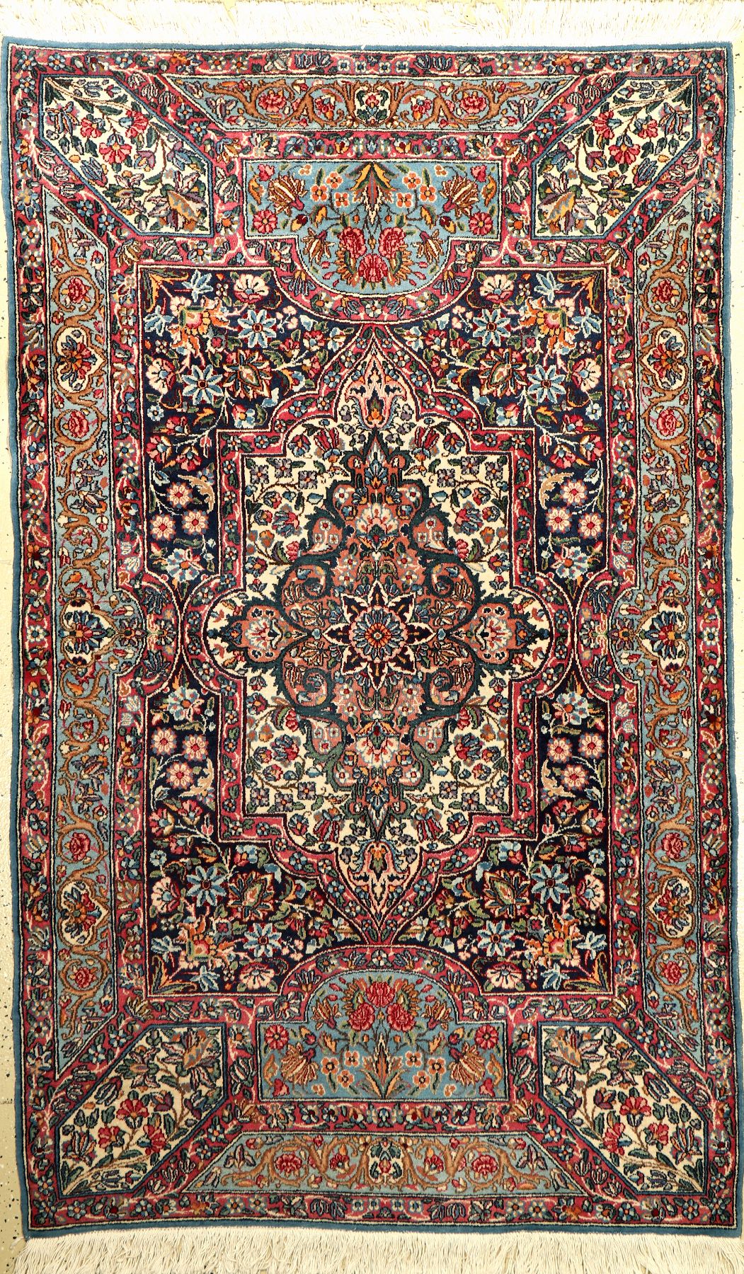Yazd alt, Persien, um 1920/1930, Wolle auf Baumwolle, ca. 195 x 120 cm, EHZ: 2-3