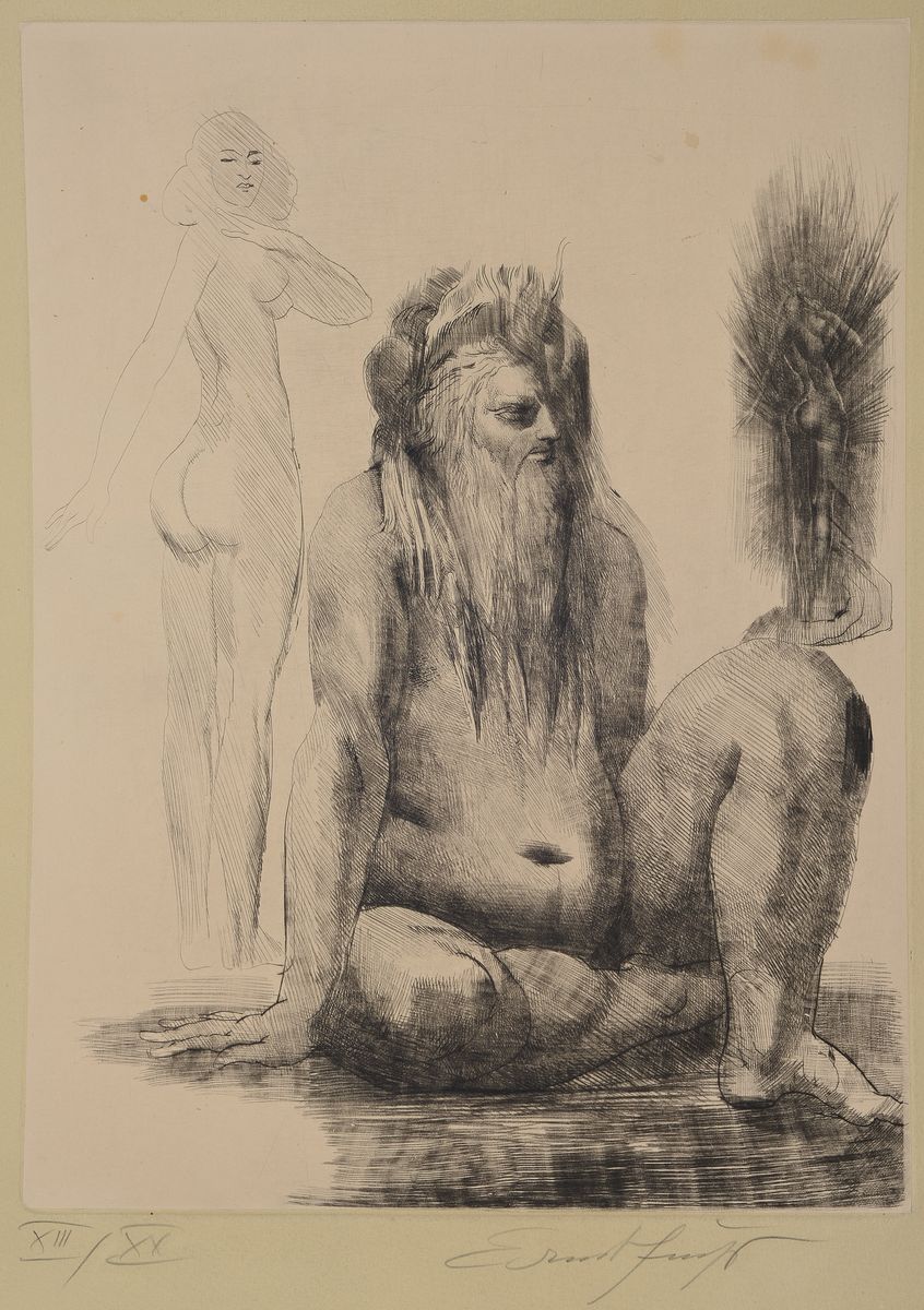Ernst Fuchs, 1930 Wien-2015, Radierung, handsigniert, num. XIII/XX, 34.5x26cm