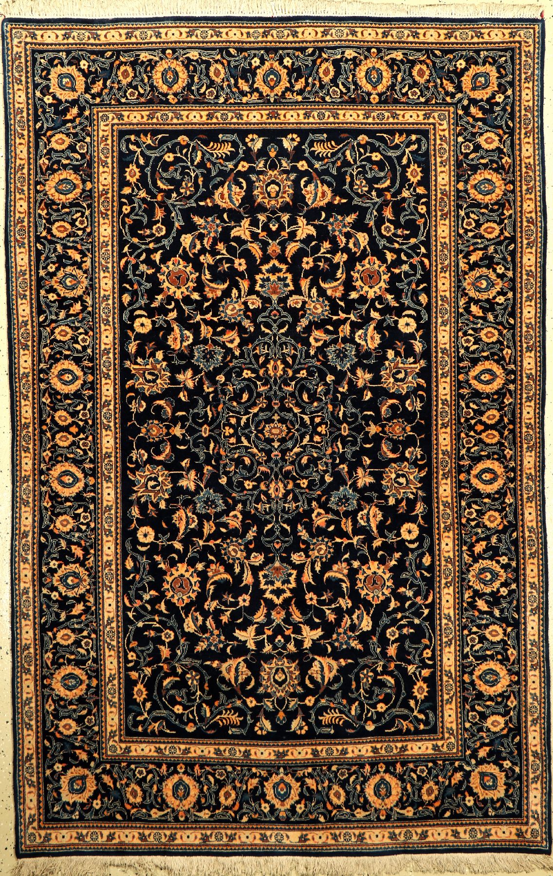 Keschan alt, Persien, ca. 50 Jahre, Wolle auf Baumwolle, ca. 220 x 140 cm, EHZ: 2