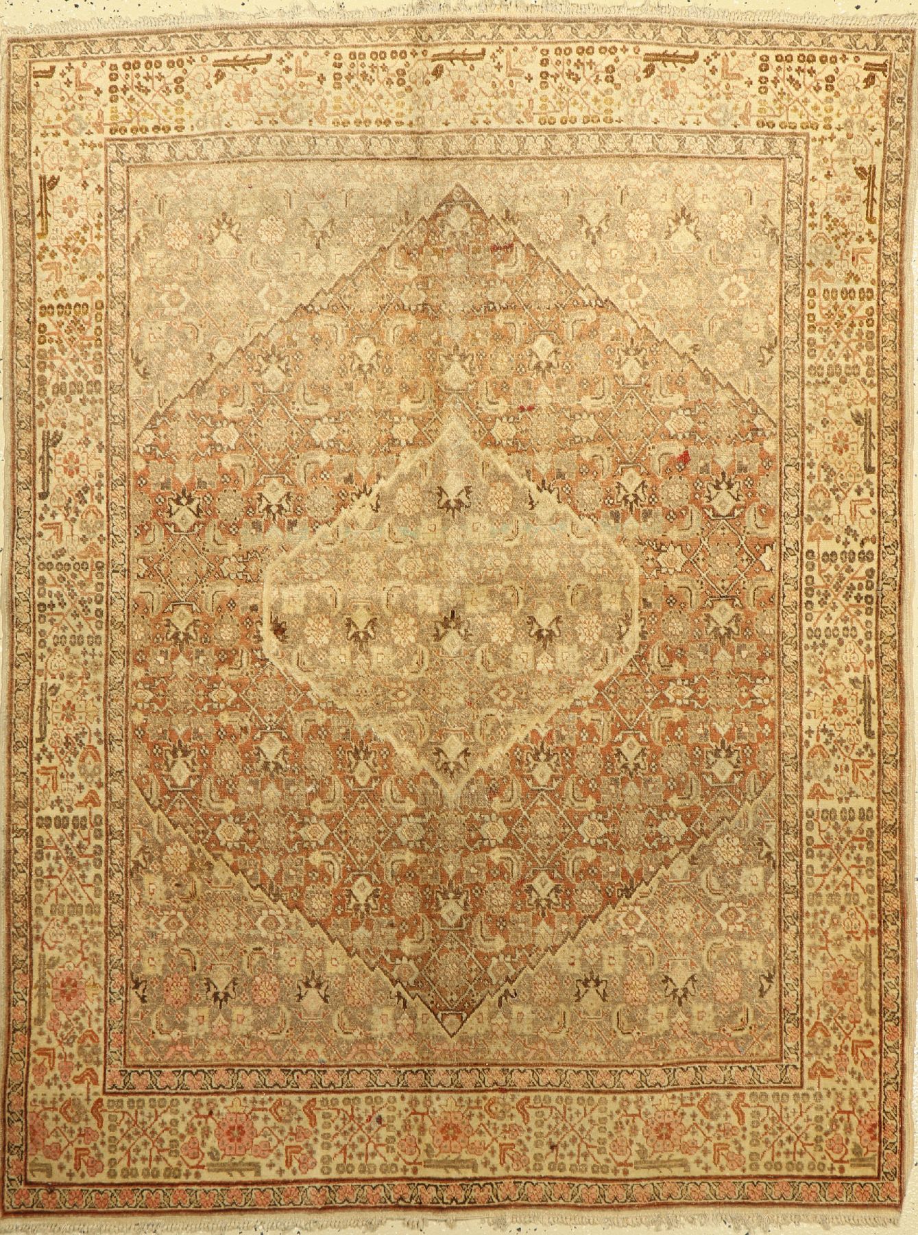 Tabriz antik, Persien, um 1900, Wolle auf Baumwolle, ca. 167 x 126 cm, EHZ: 3