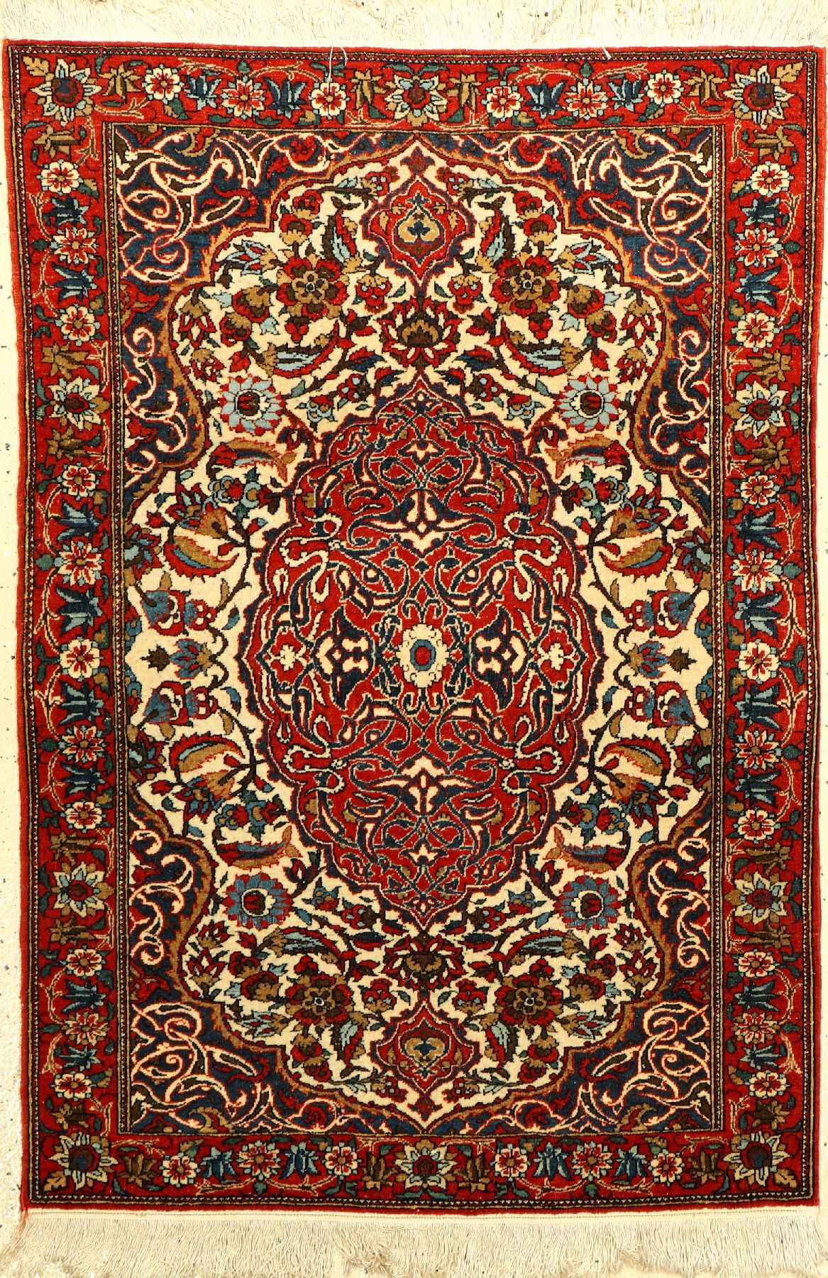 Esfahan alt, Persien, ca. 60 Jahre, Wolle auf Baumwolle, ca. 114 x 78 cm, EHZ: 2
