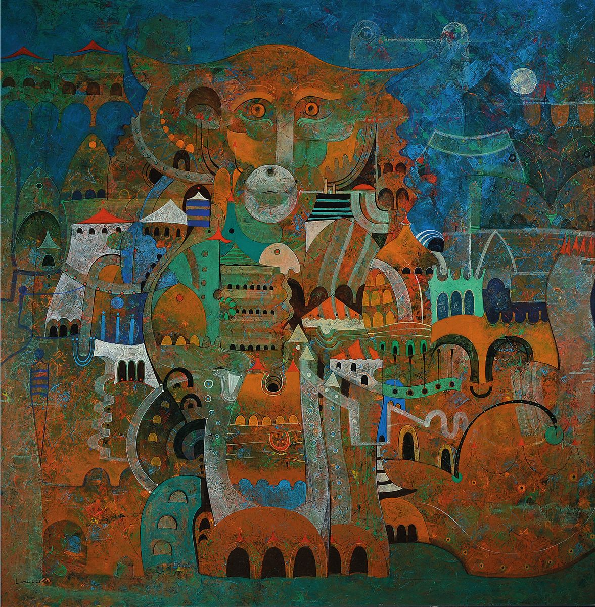 Jean-Francois Larrieu, geb. 1960 Tarbes (Haut-Pyrenees), lebt und arbeitet in Paris und Saint Jean de Luz, lange Jahre Präsident des Salon ...