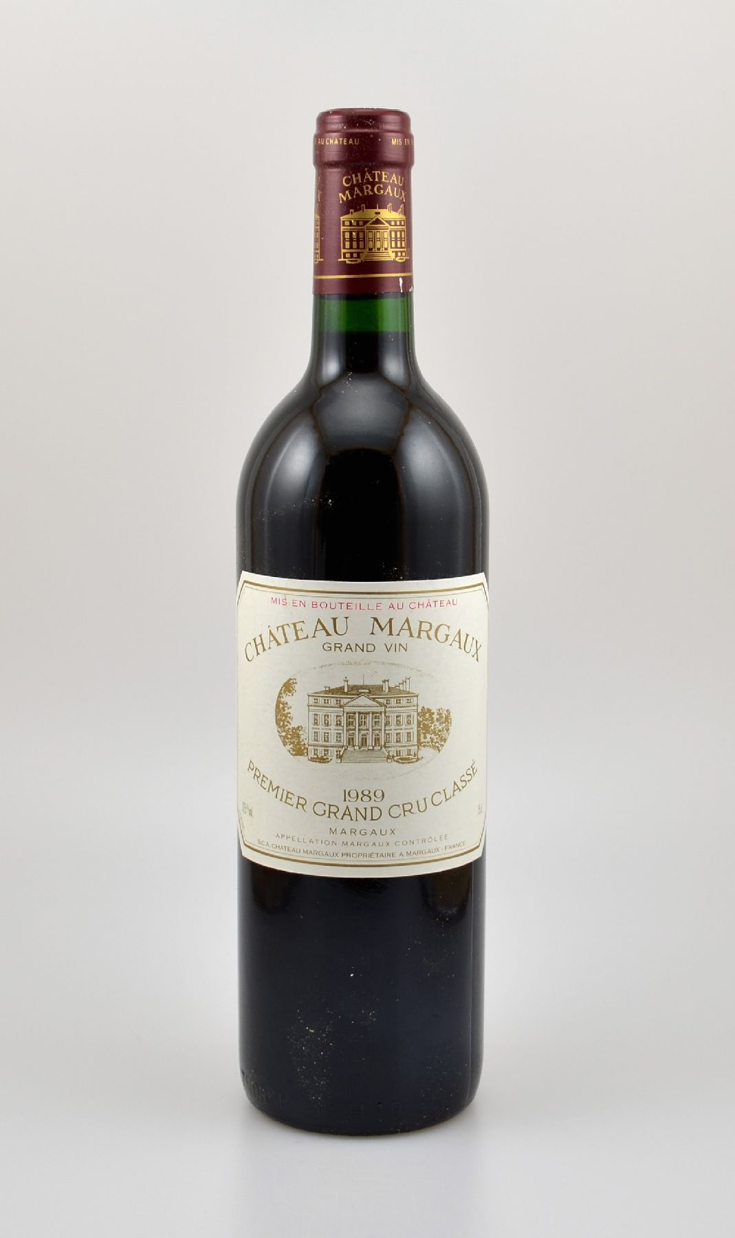 12 Flaschen 1989 Chateau Margaux, Margaux, Premier Grand Cru Classe, je 75 cl, 12,5 % Vol., Füllstände: je into neck, hervorragende ...