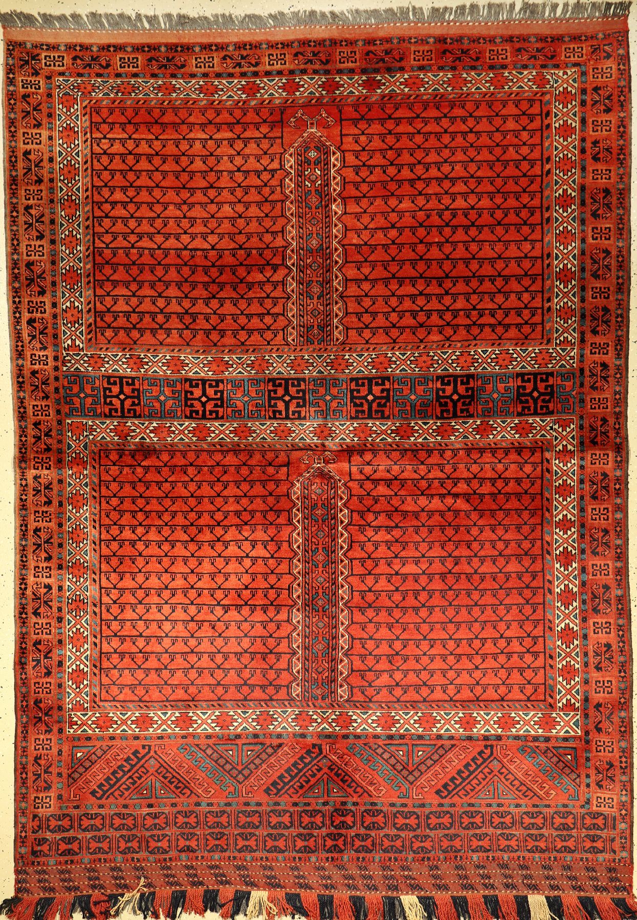 Ghouchan, Persien, ca. 40 Jahre, Wolle auf Wolle, ca. 250 x 180 cm, EHZ: 2