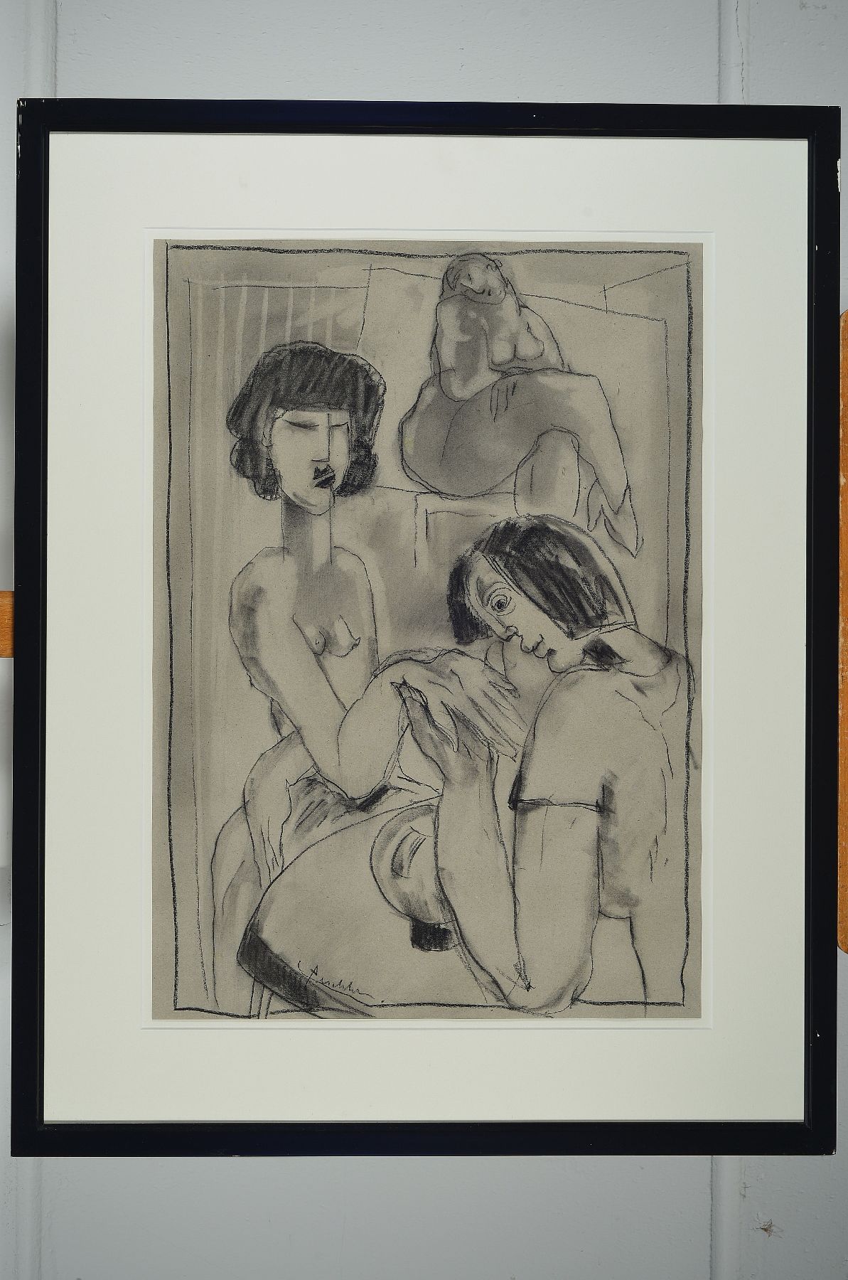 Detail a: Christan Paeschke, geb. 1946 Säckingen, zwei lavierte Tusche-Zeichnungen, beide handsigniert, je ca. 58x42cm, PP, u.Gl., R. ca. 80x63cm