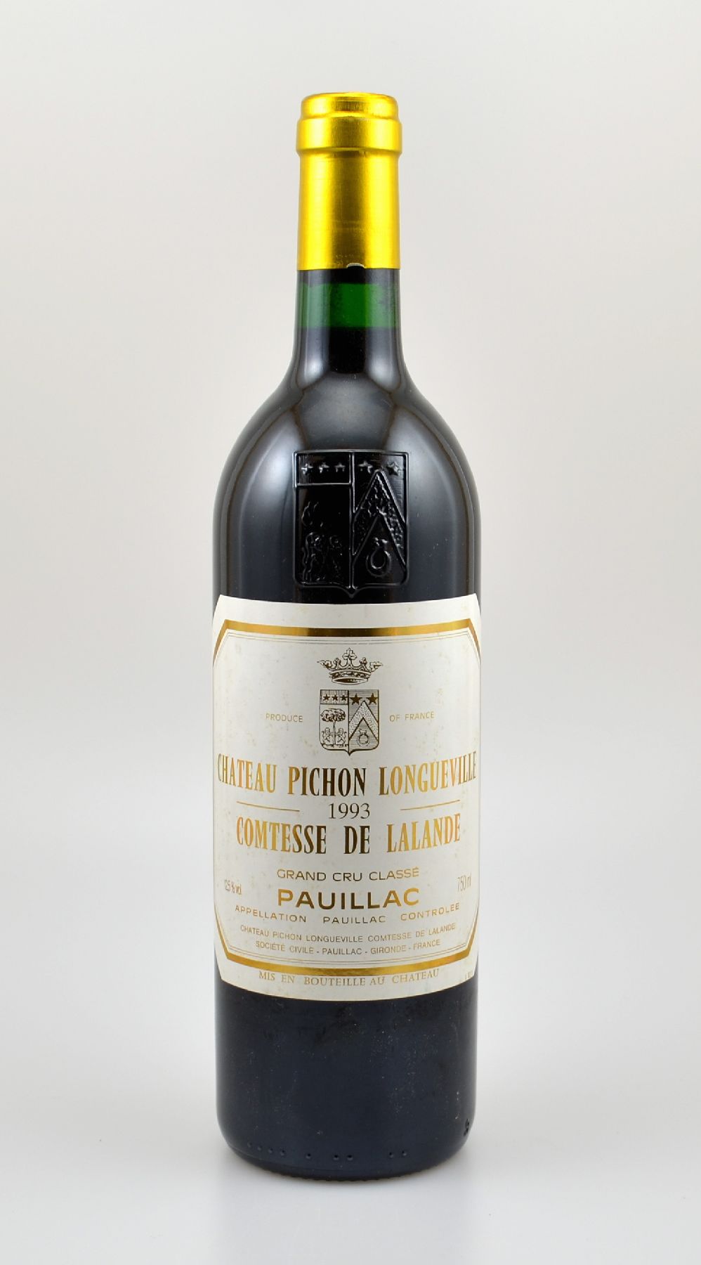 3 Flaschen 1993 Chateau Pichon Longueville Comtesse de Lalande, Pauillac, Grand Cru Classe, je 75 cl, 12,5 % Vol., Füllstände: je into neck, sehr ...