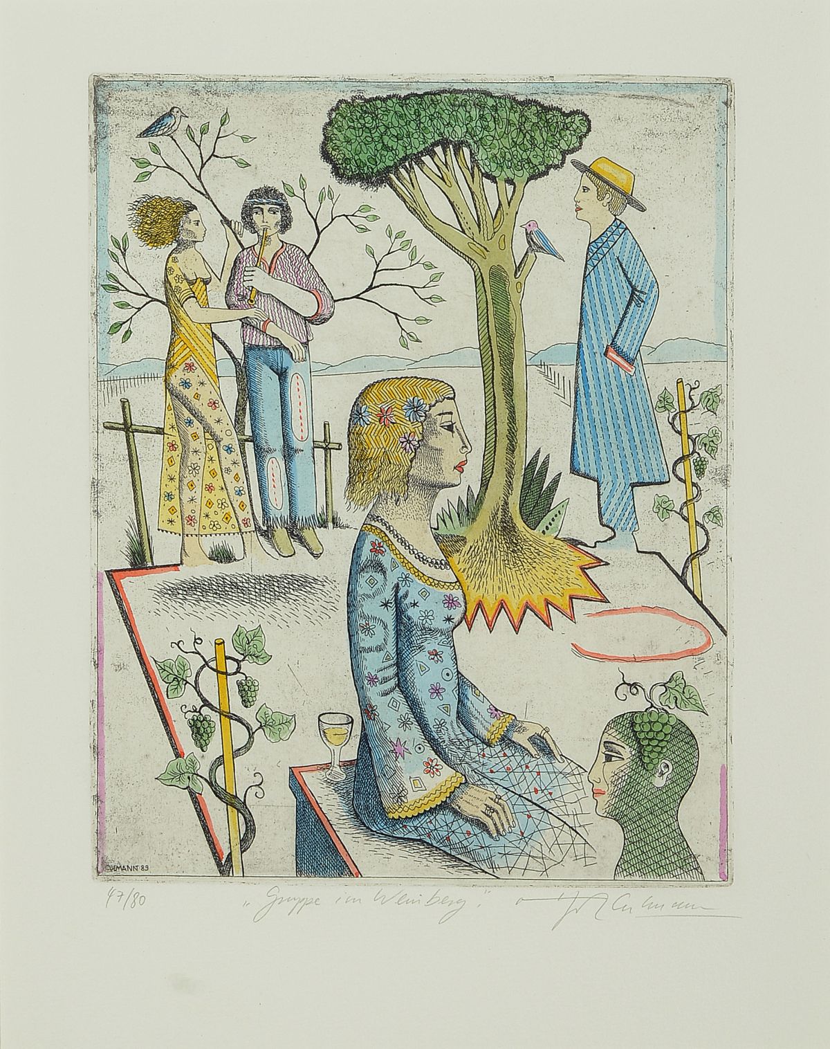 Otfried Helmuth Cullmann, geb. 1949 Billigheim bei Landau, Studium an den Akademien München und Stuttgart, Meisterschüler von Mac Zimmermann, hier: ...