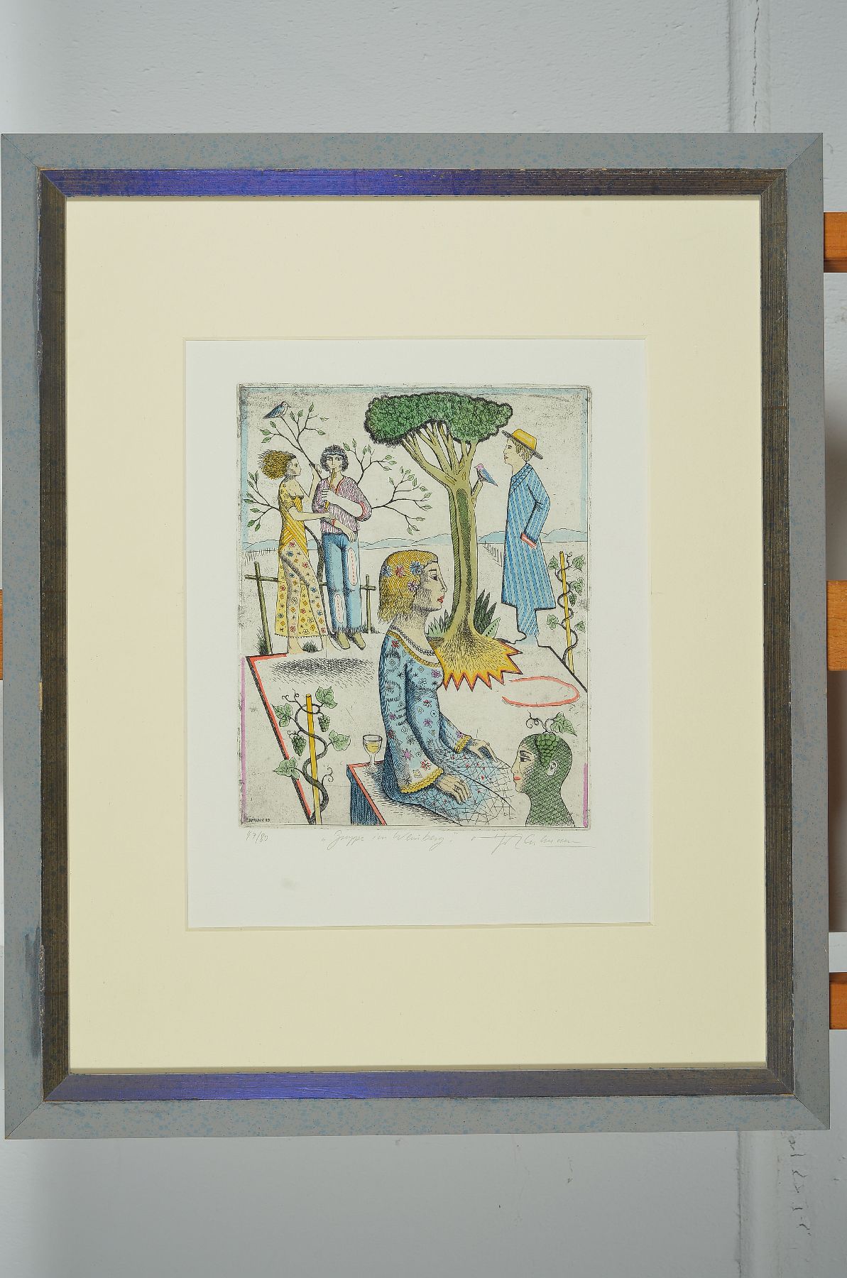 Detail a: Otfried Helmuth Cullmann, geb. 1949 Billigheim bei Landau, Studium an den Akademien München und Stuttgart, Meisterschüler von Mac Zimmermann, hier: ...