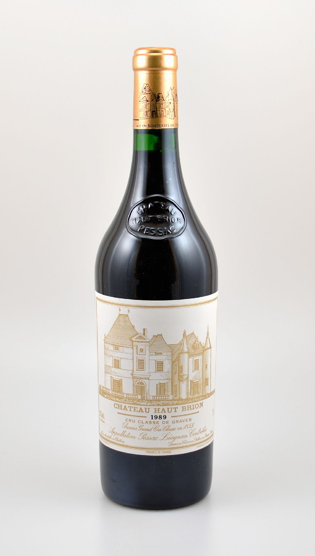 12 Flaschen 1989 Chateau Haut Brion, Pessac-Leognan, Premier Grand Cru Classe, je 75 cl, 13 % Vol., Abstände zwischen Kapsel und Wein: ca. 1 cm, ...