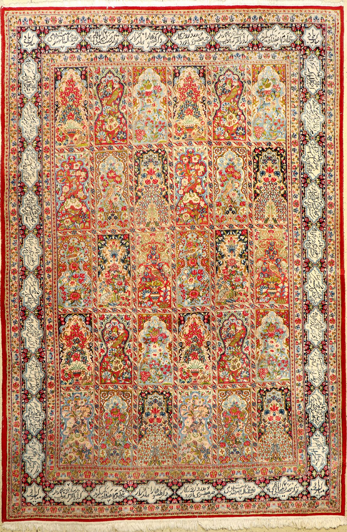 Kirman, Persien, ca. 50 Jahre, Wolle auf Baumwolle, ca. 326 x 218 cm, EHZ: 2-3