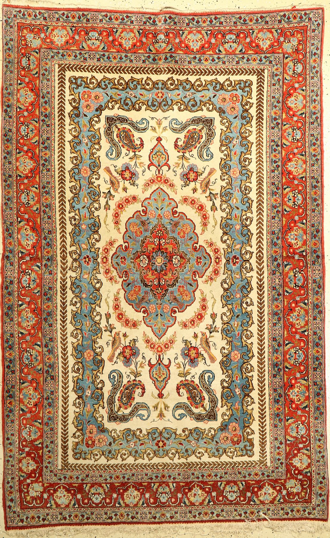 Ghom, Persien, ca. 60 Jahre, Wolle auf Baumwolle, ca. 219 x 140 cm, EHZ: 3