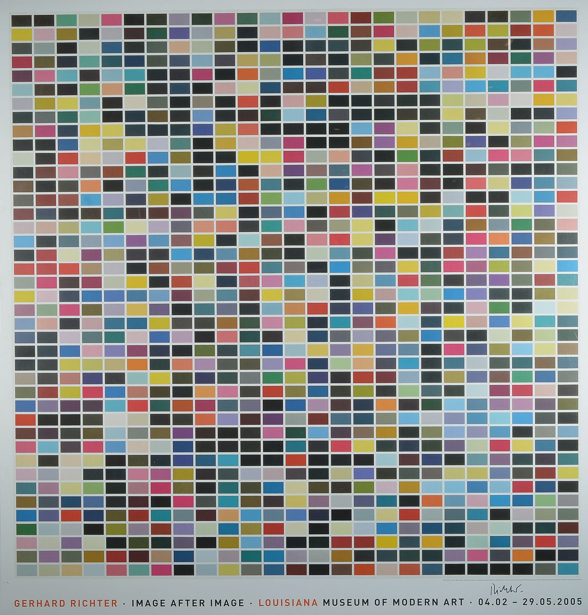 Gerhard Richter, geb. 1932, lebt in Köln und Düsseldorf, 1025 Farben, Image after Image, Louisiana Museum of Modern Art, 2005, Farboffset, ...