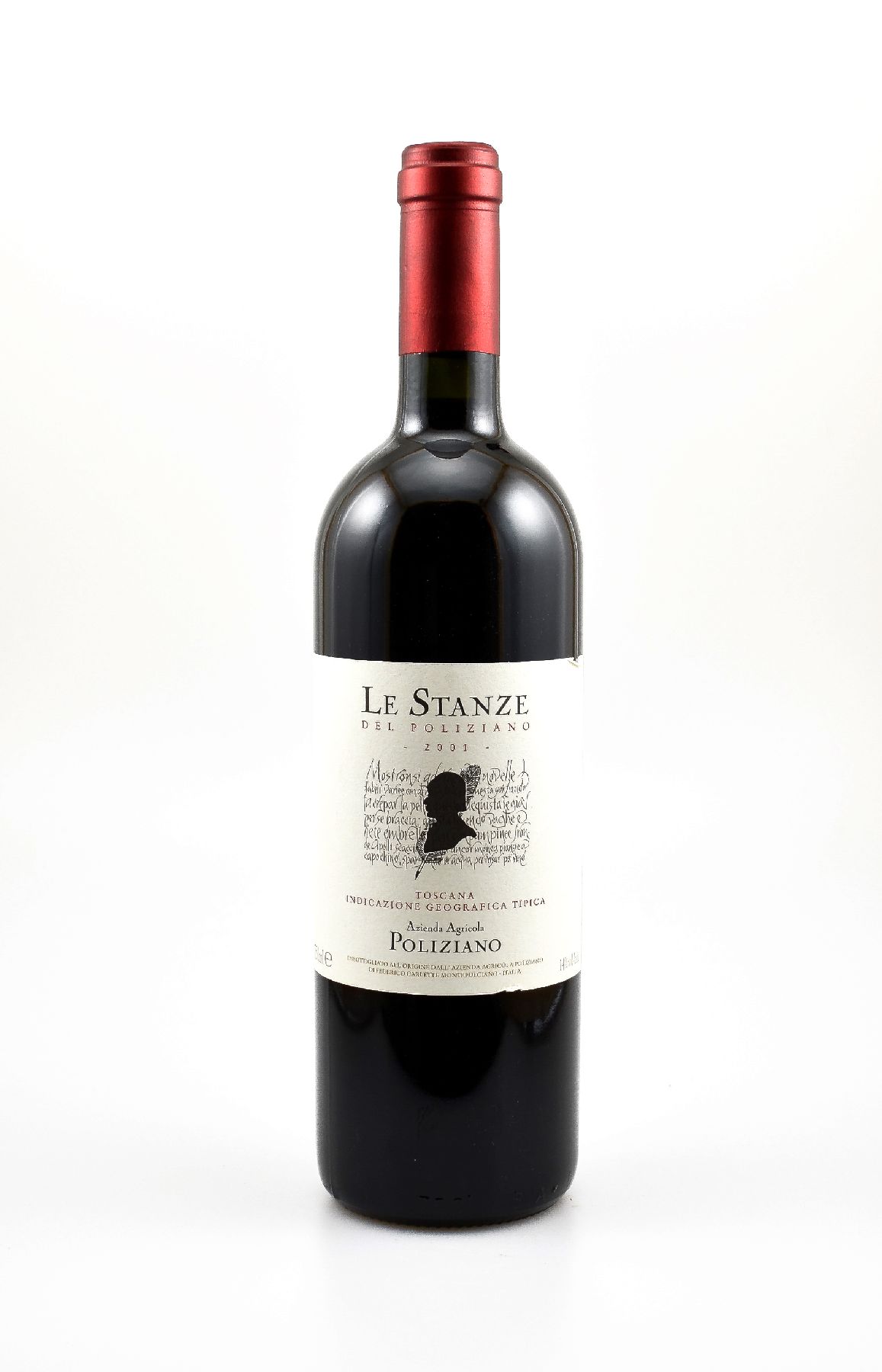 6 Flaschen 2001 Le Stanze del Poliziano, Toscana, je 75 cl, 14 % Vol., Füllstände: je into neck, sehr gute Erhaltungszustände, unverkostet, im ...