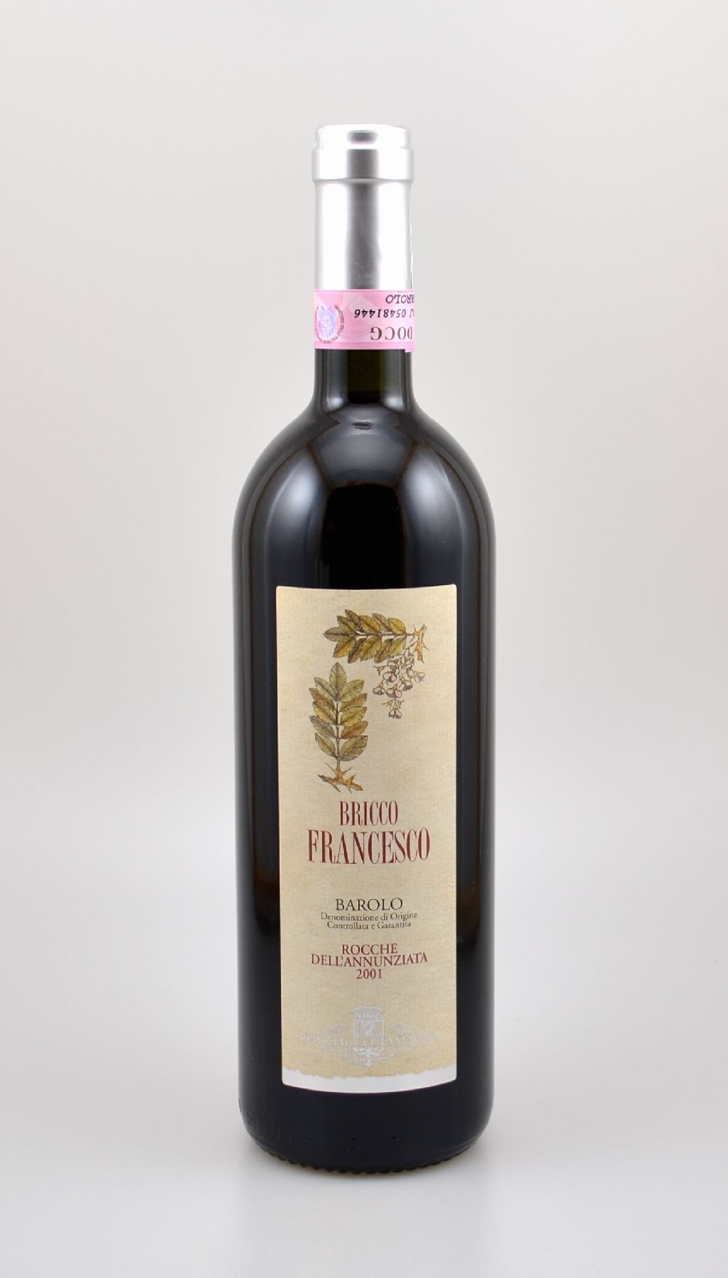 6 Flaschen 2001 Bricco Francesco Barolo, Rocche Dell'Annunziata, Rocche Costamagna, je 75 cl, 14 % Vol., Füllstände je ca. into neck, sehr ...